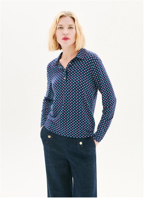 Caroll Tee-shirts 242T-TIRISSA femme bleu