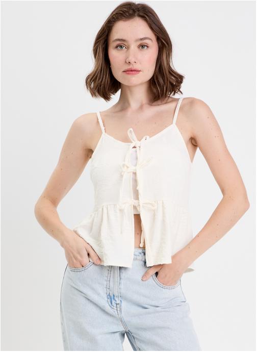 Cache Cache Débardeurs TOPFLOSOLEIL femme blanc