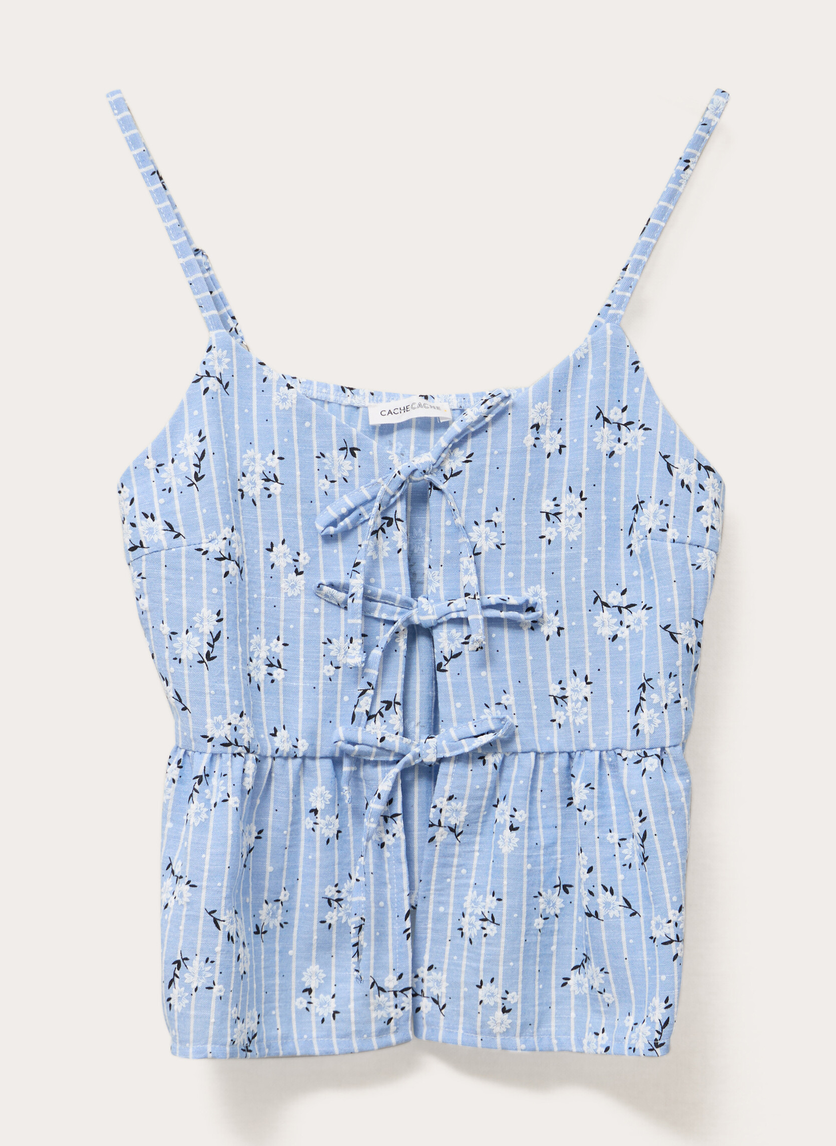 Débardeurs TOPSOLEIL femme bleu Cache Cache Débardeurs TOPSOLEIL femme bleu Bleu