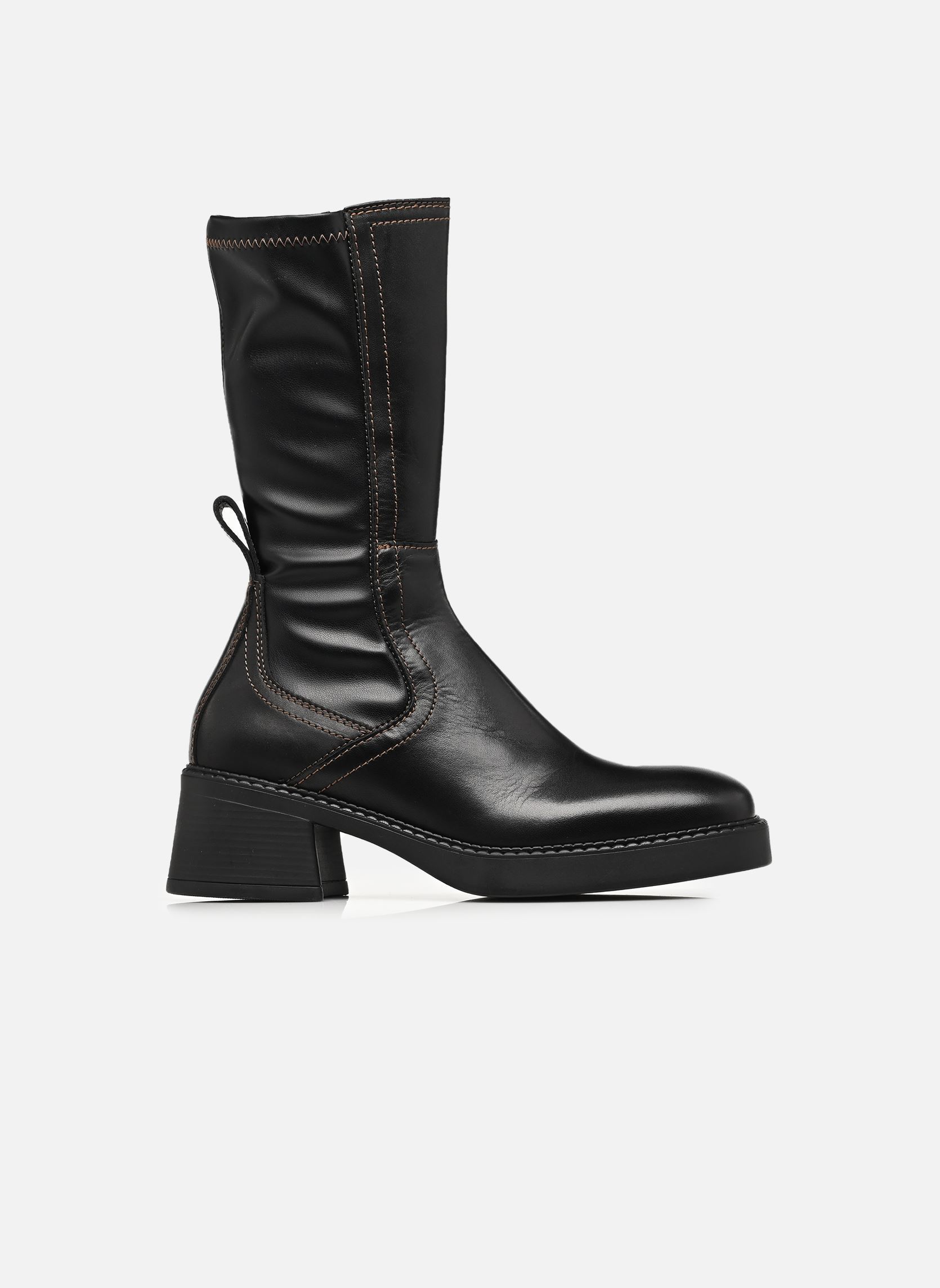 Enkellaarzen en boots Fabi dames zwart E8 by Miista Enkellaarzen en boots Fabi dames zwart BLACK