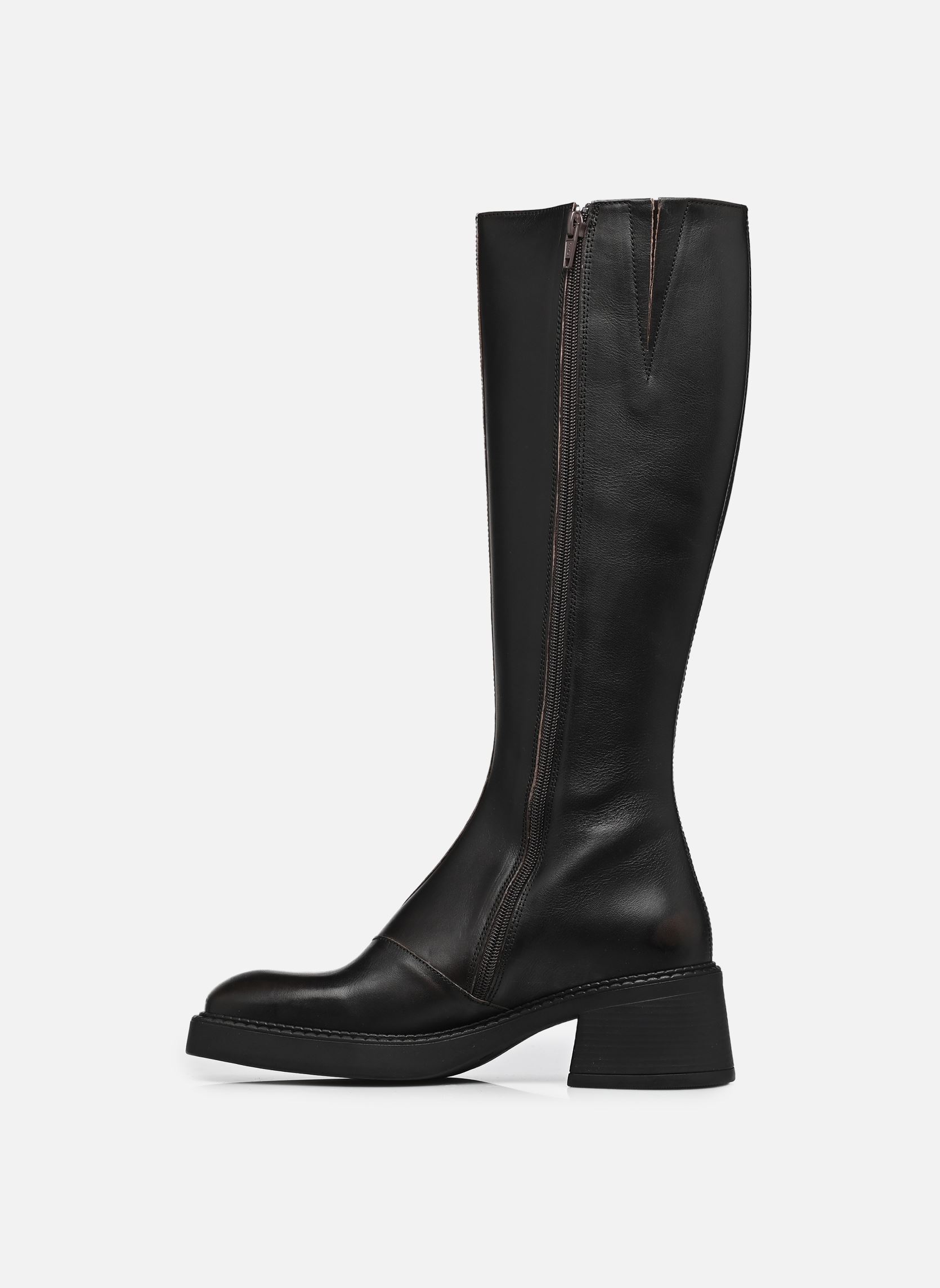 Laarzen Yumi dames zwart E8 by Miista Laarzen Yumi dames zwart BRUSHED BROWN