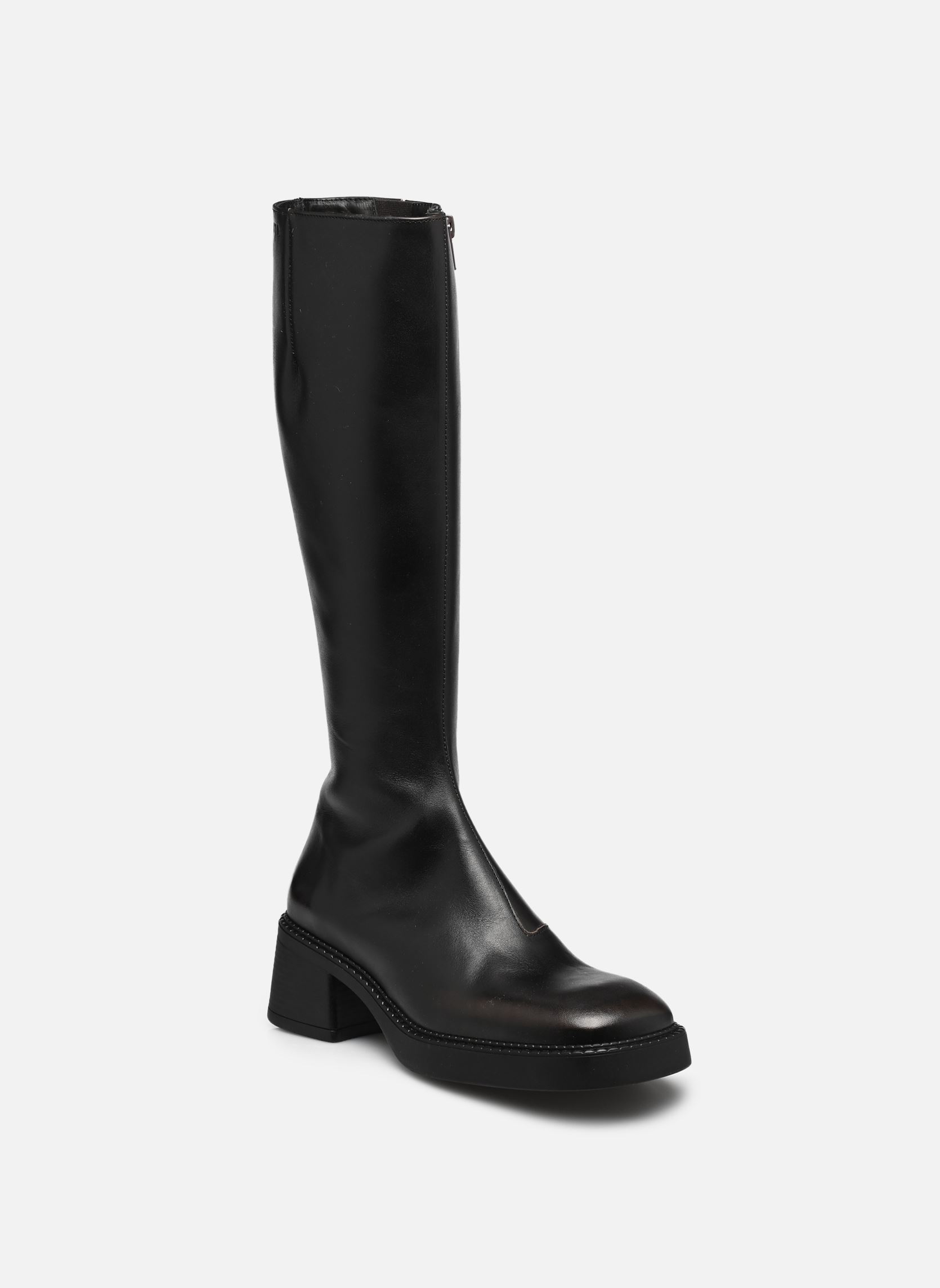 Laarzen Yumi dames zwart E8 by Miista Laarzen Yumi dames zwart BRUSHED BROWN