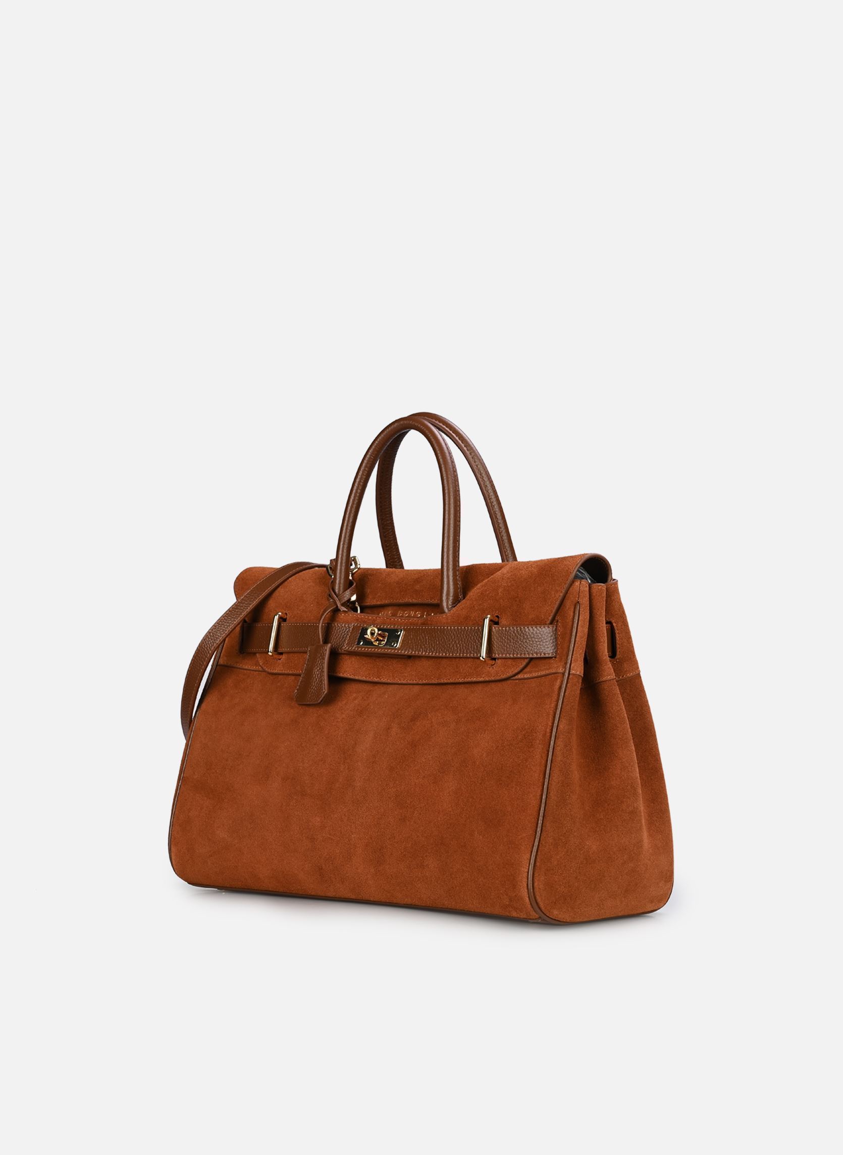 Bolsos de mano Pyla Romy S mujer marrón Mac Douglas Bolsos de mano Pyla Romy S mujer marrón VELOURS CARAMEL VE83