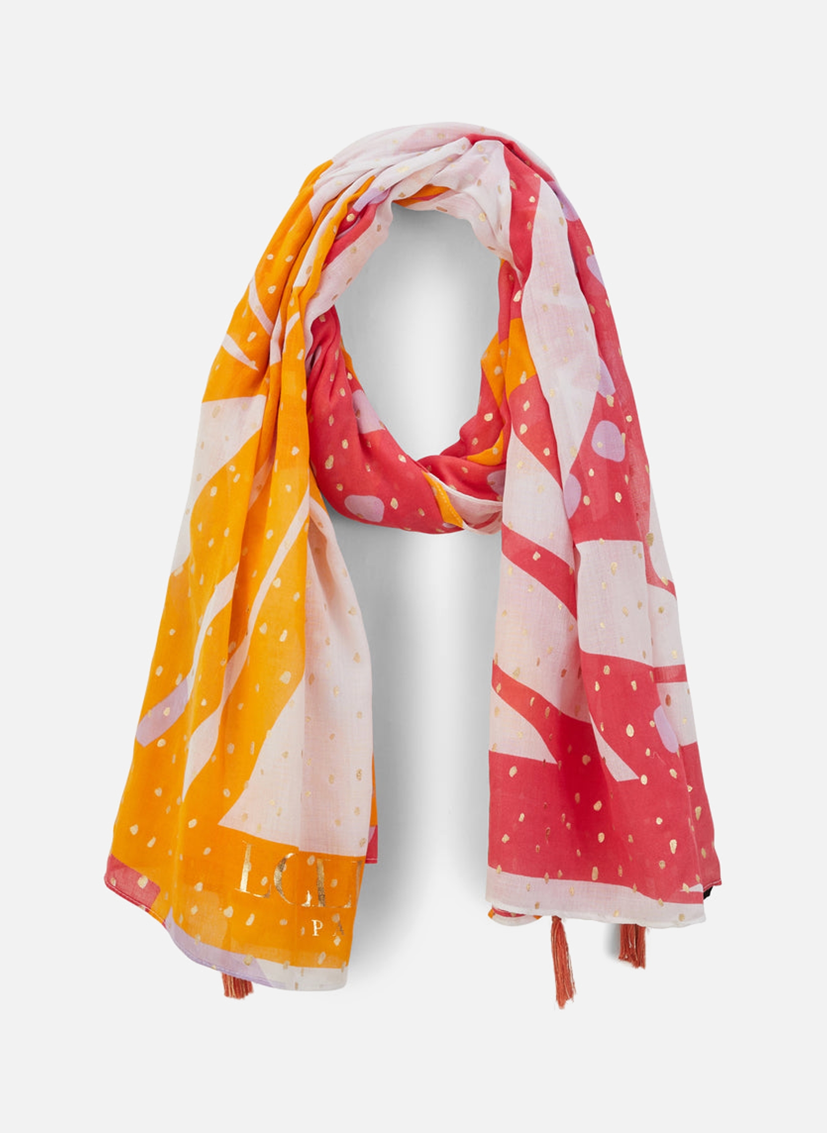 Foulards Foulards Petronilla femme orange Lollipops Foulards Foulards Petronilla femme orange Orange clair