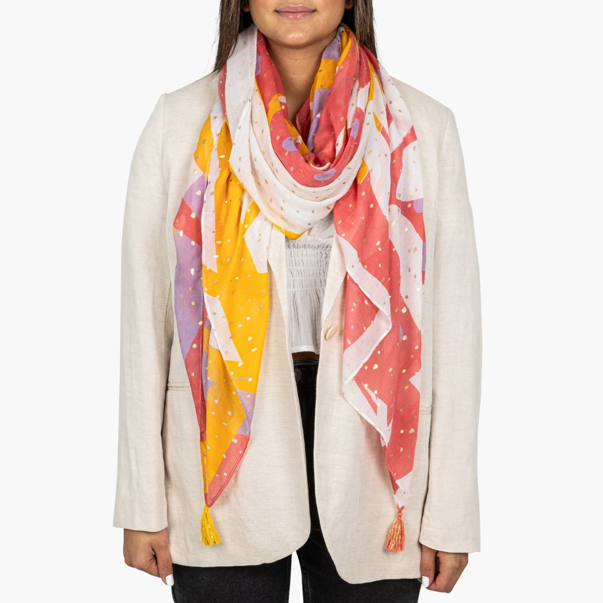 Foulards Foulards Petronilla femme orange Lollipops Foulards Foulards Petronilla femme orange Orange clair