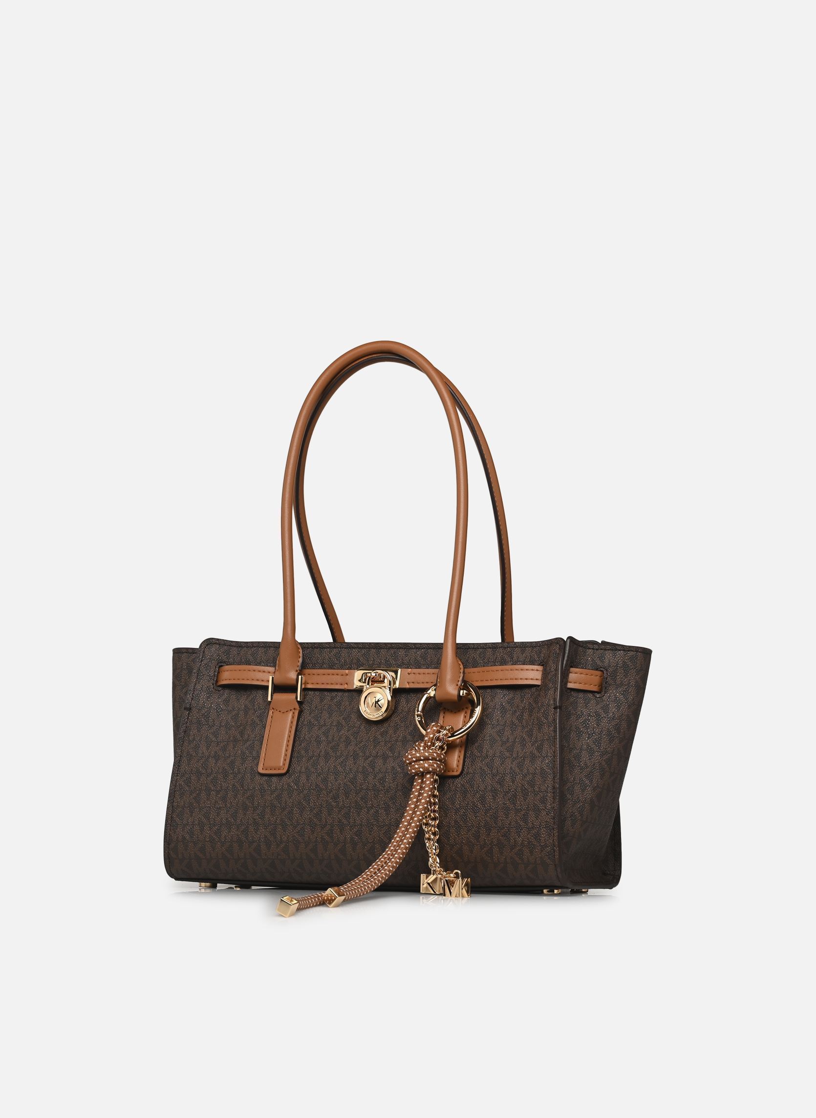Taschen Hamilton Moderne Sm Ew Shldr Tote W Char damen braun Michael Michael Kors Taschen Hamilton Moderne Sm Ew Shldr Tote W Char damen braun BRN/ACORN