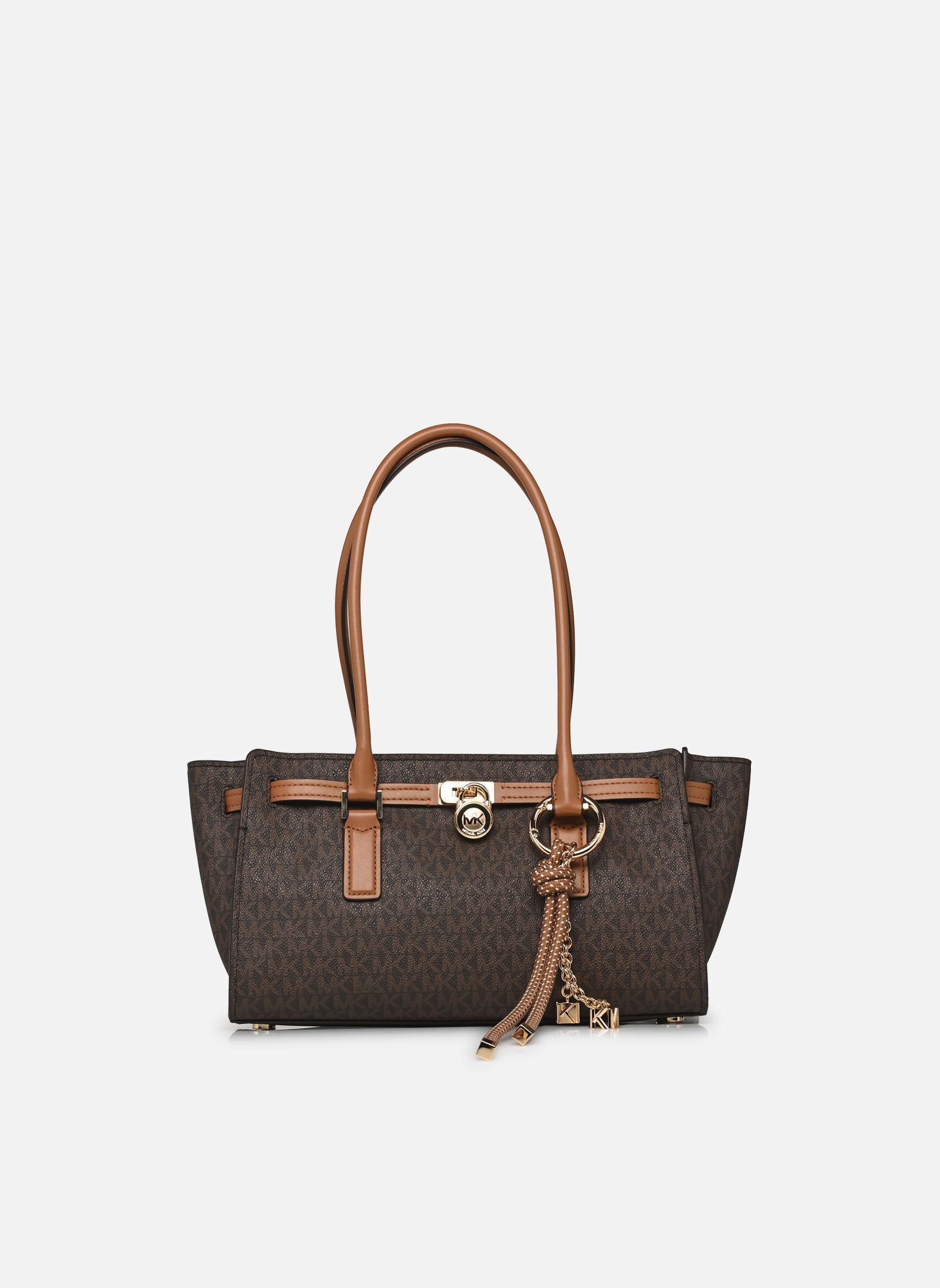 Taschen Hamilton Moderne Sm Ew Shldr Tote W Char damen braun Michael Michael Kors Taschen Hamilton Moderne Sm Ew Shldr Tote W Char damen braun BRN/ACORN