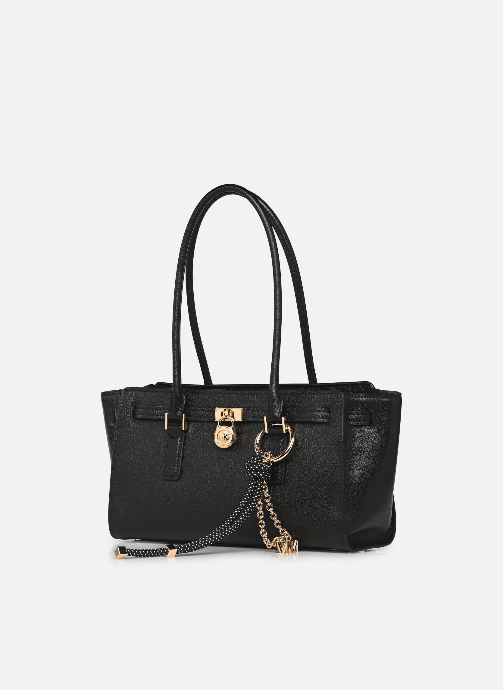 Taschen Hamilton Moderne Sm Ew Shldr Tote W Char damen schwarz Michael Michael Kors Taschen Hamilton Moderne Sm Ew Shldr Tote W Char damen schwarz BLACK