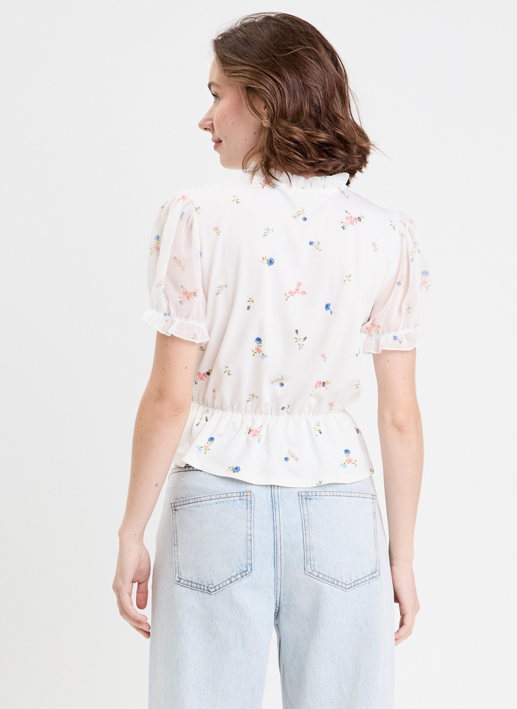 Tops KBLOUCREZ femme blanc Cache Cache Tops KBLOUCREZ femme blanc Blanc