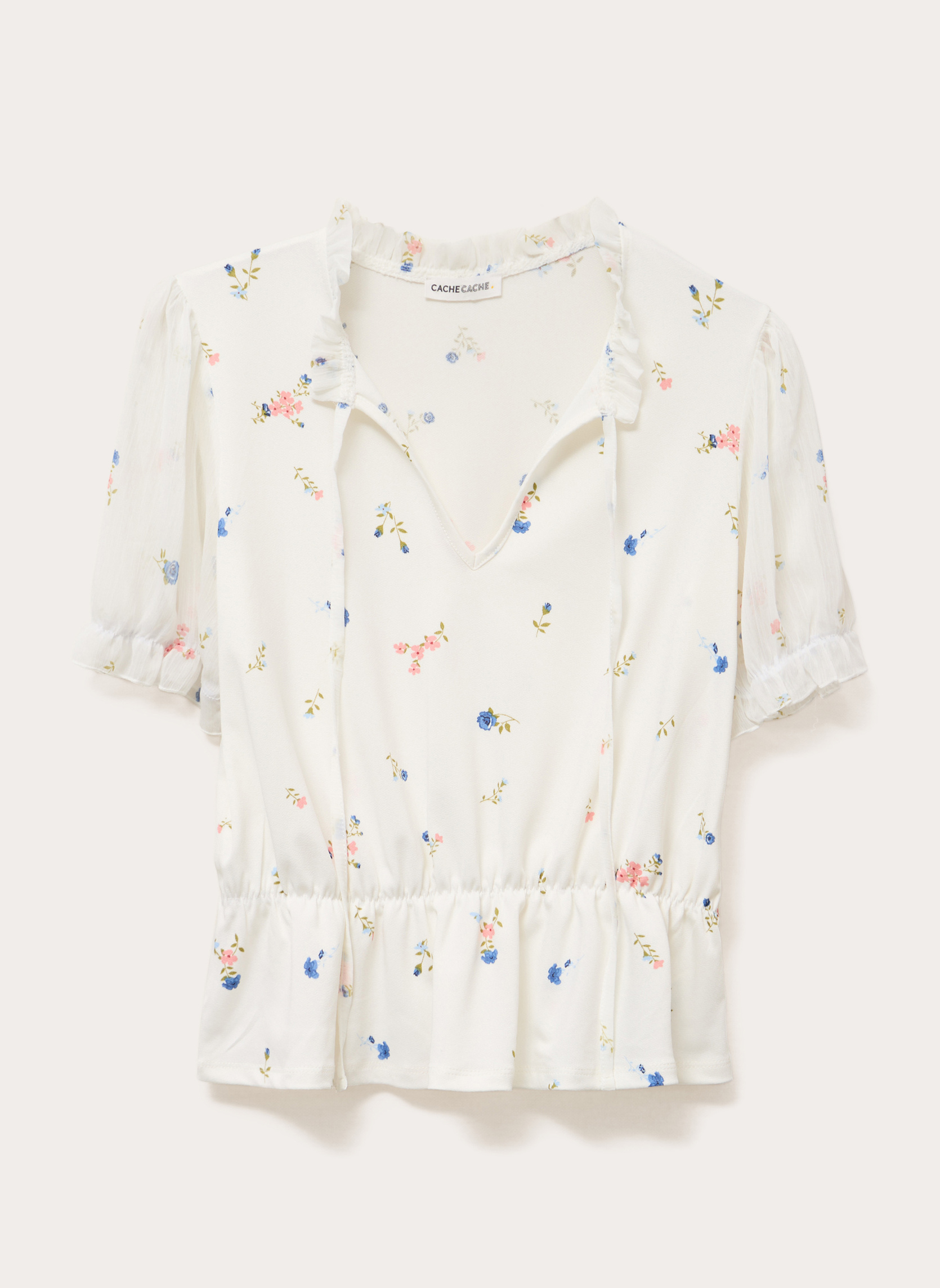 Tops KBLOUCREZ femme blanc Cache Cache Tops KBLOUCREZ femme blanc Blanc