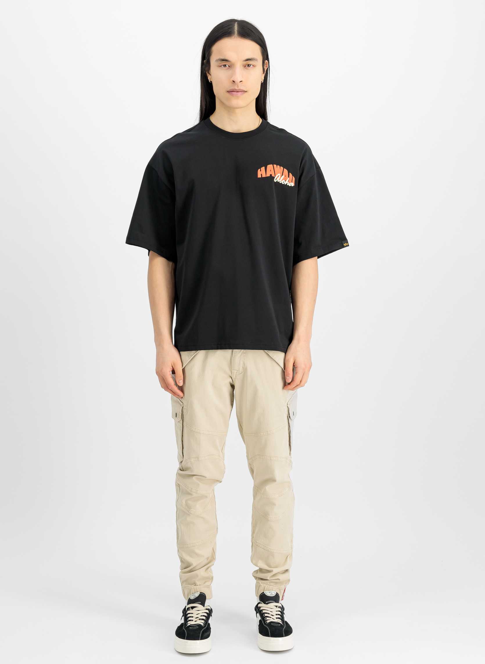 Sweat Homme Alpha Industries Noir – Taille M, Coton, Manches Longues (occasion)
