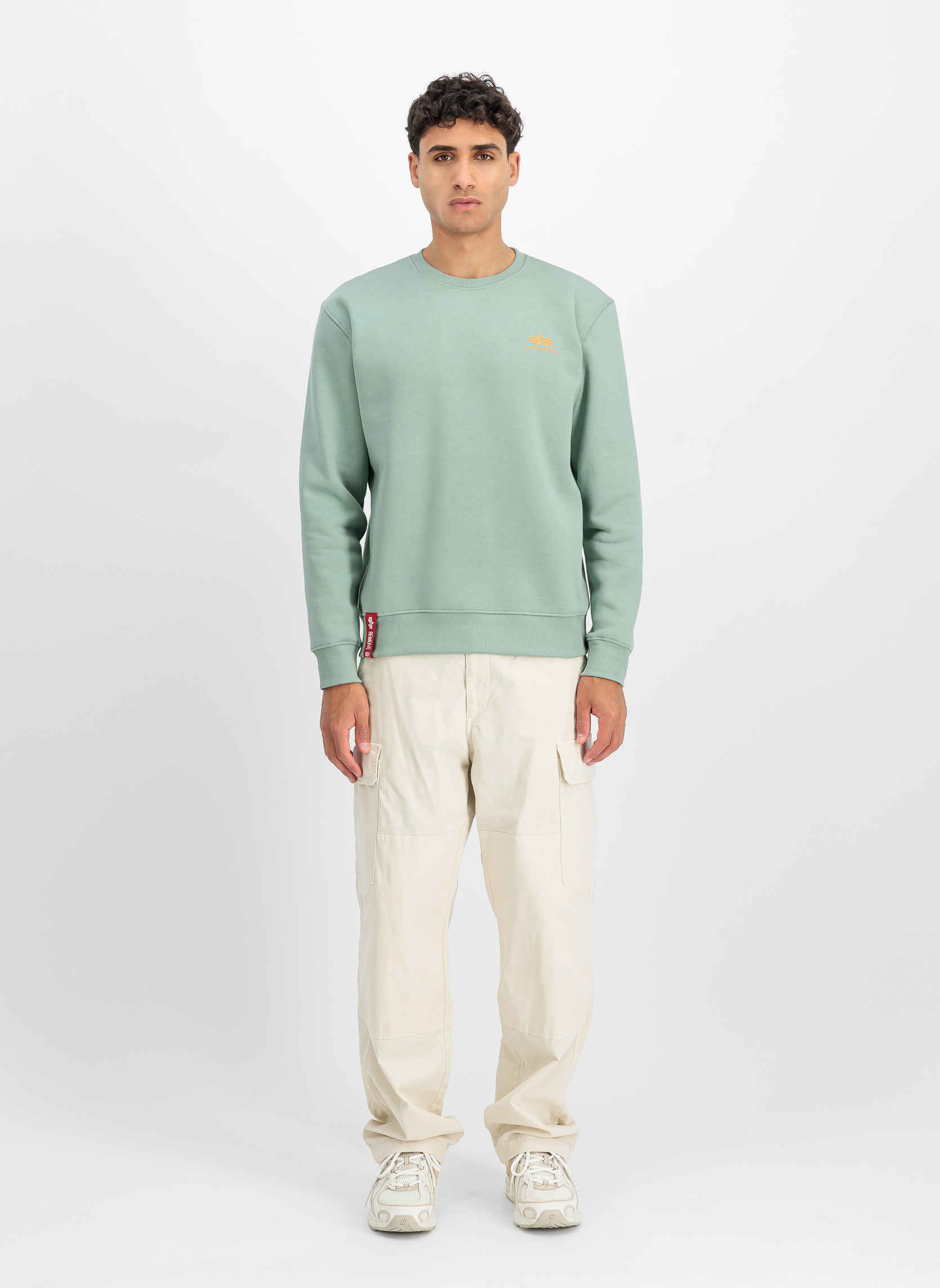 Sweat-Shirt Alpha Industries Basic Small Logo Homme - Confortable Et Style Décontracté