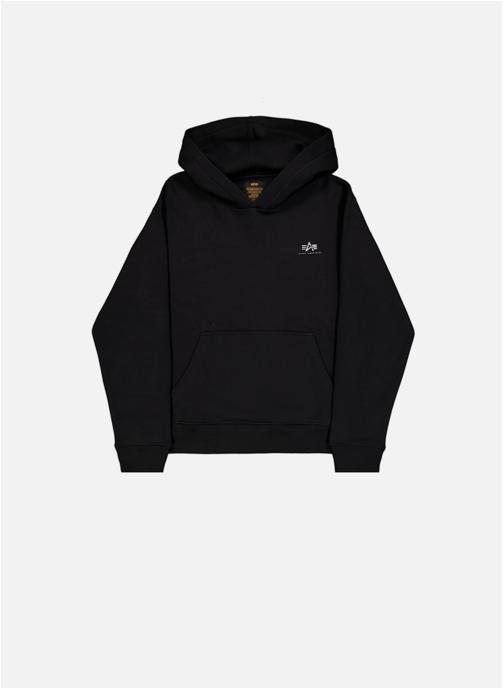 Sweat à Capuche Alpha Industries RBF S – Coupe Regular, Poche Kangourou, Imprimé Sur Poitrine Et Dos – Noir Taille S