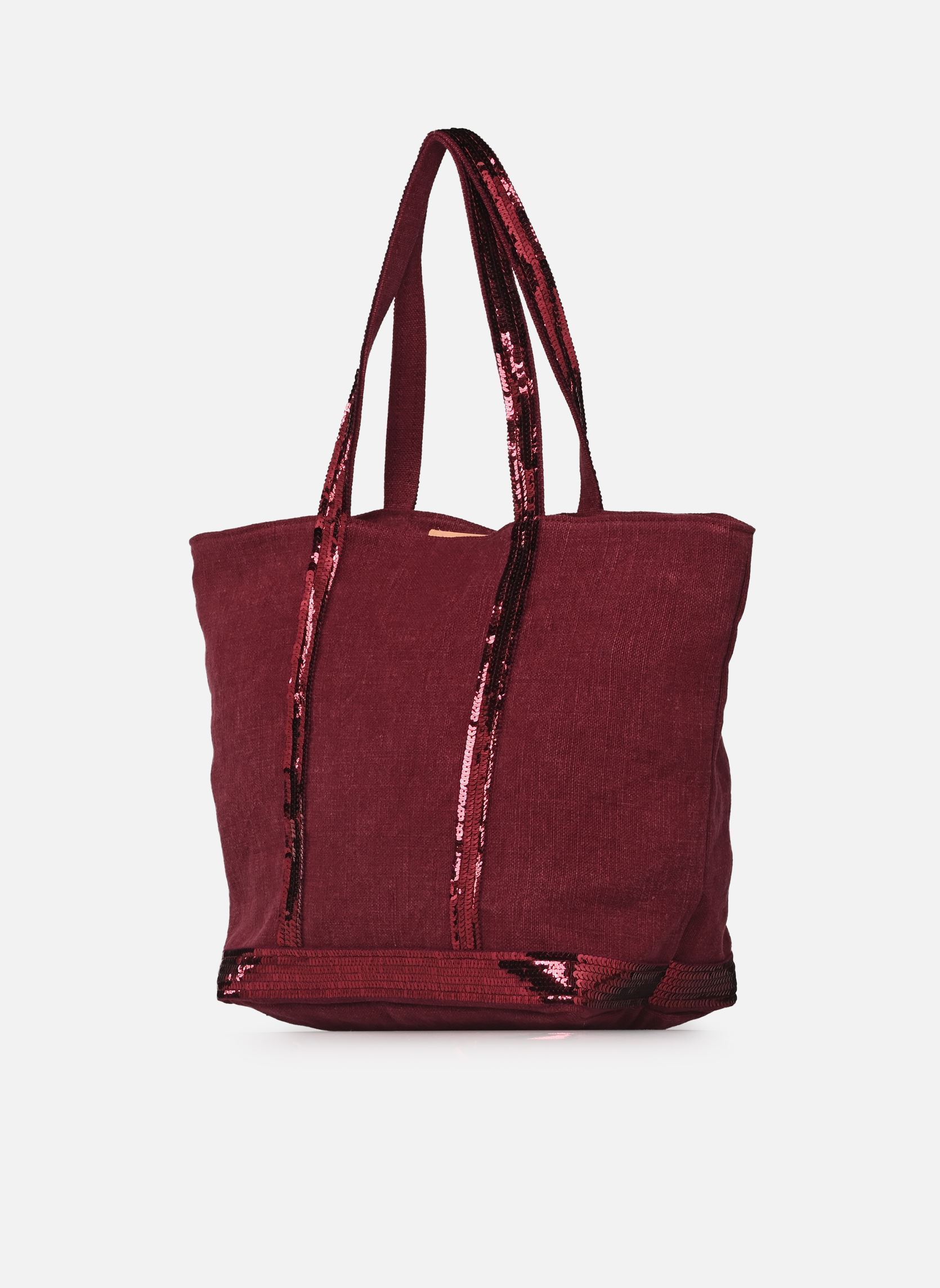 Cabas Cabas M Zippe Porte Epaule Zippe En Lin femme rose Vanessa Bruno Cabas Cabas M Zippe Porte Epaule Zippe En Lin femme rose FRAMBOISE