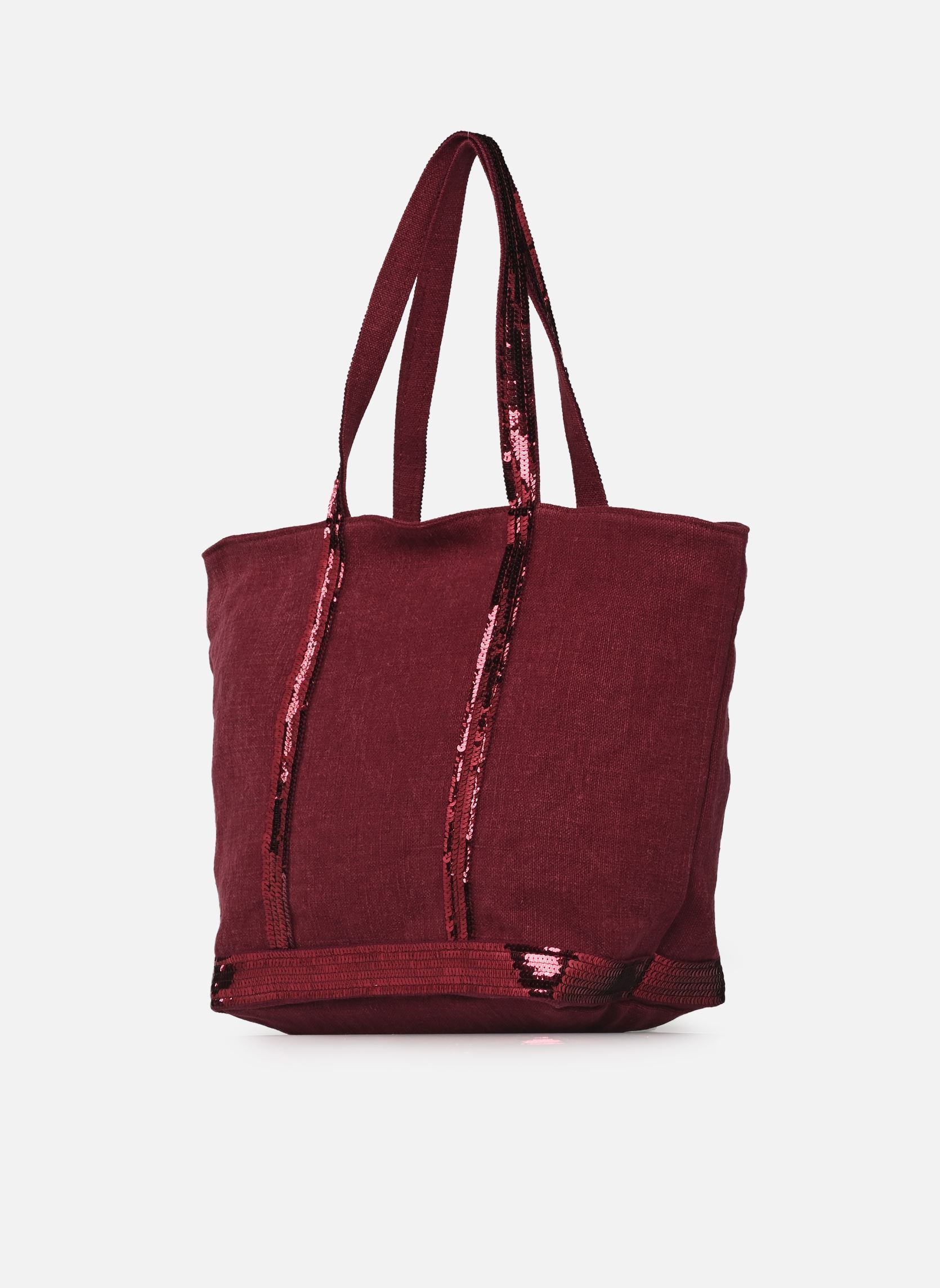 Cabas Cabas M Zippe Porte Epaule Zippe En Lin femme rose Vanessa Bruno Cabas Cabas M Zippe Porte Epaule Zippe En Lin femme rose FRAMBOISE