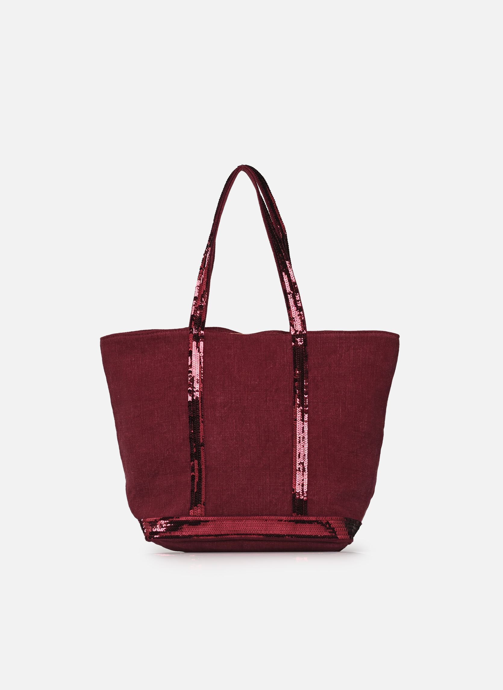 Cabas Cabas M Zippe Porte Epaule Zippe En Lin femme rose Vanessa Bruno Cabas Cabas M Zippe Porte Epaule Zippe En Lin femme rose FRAMBOISE