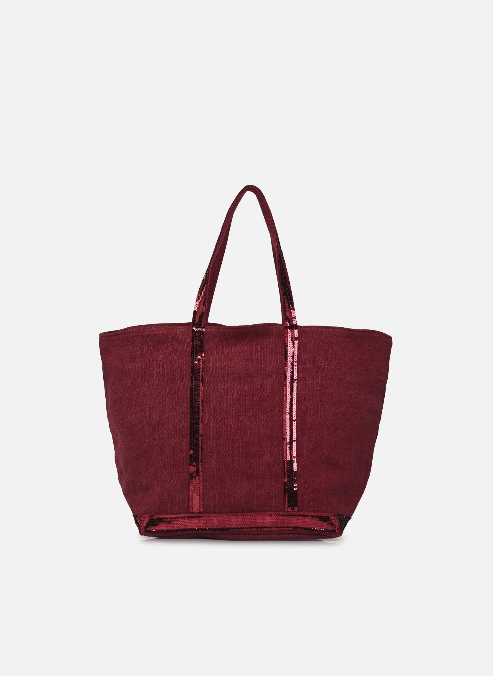 Shopper Cabas L Zippe Porte Epaule Zippe En Lin damen rosa Vanessa Bruno Shopper Cabas L Zippe Porte Epaule Zippe En Lin damen rosa FRAMBOISE