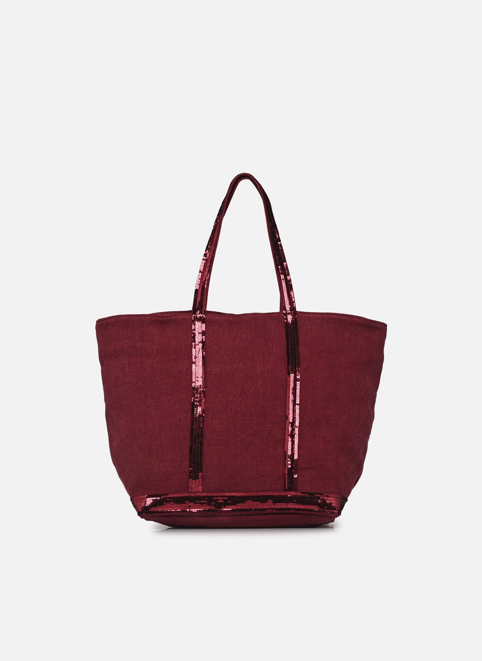 Shopper Cabas L Zippe Porte Epaule Zippe En Lin damen rosa Vanessa Bruno Shopper Cabas L Zippe Porte Epaule Zippe En Lin damen rosa FRAMBOISE