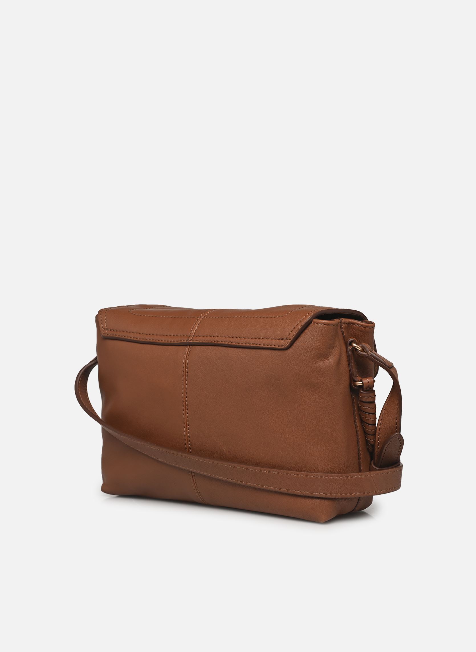 Bandolera Clutch Othilia En Cuir Nappa mujer marrón Vanessa Bruno Bandolera Clutch Othilia En Cuir Nappa mujer marrón HAVANE
