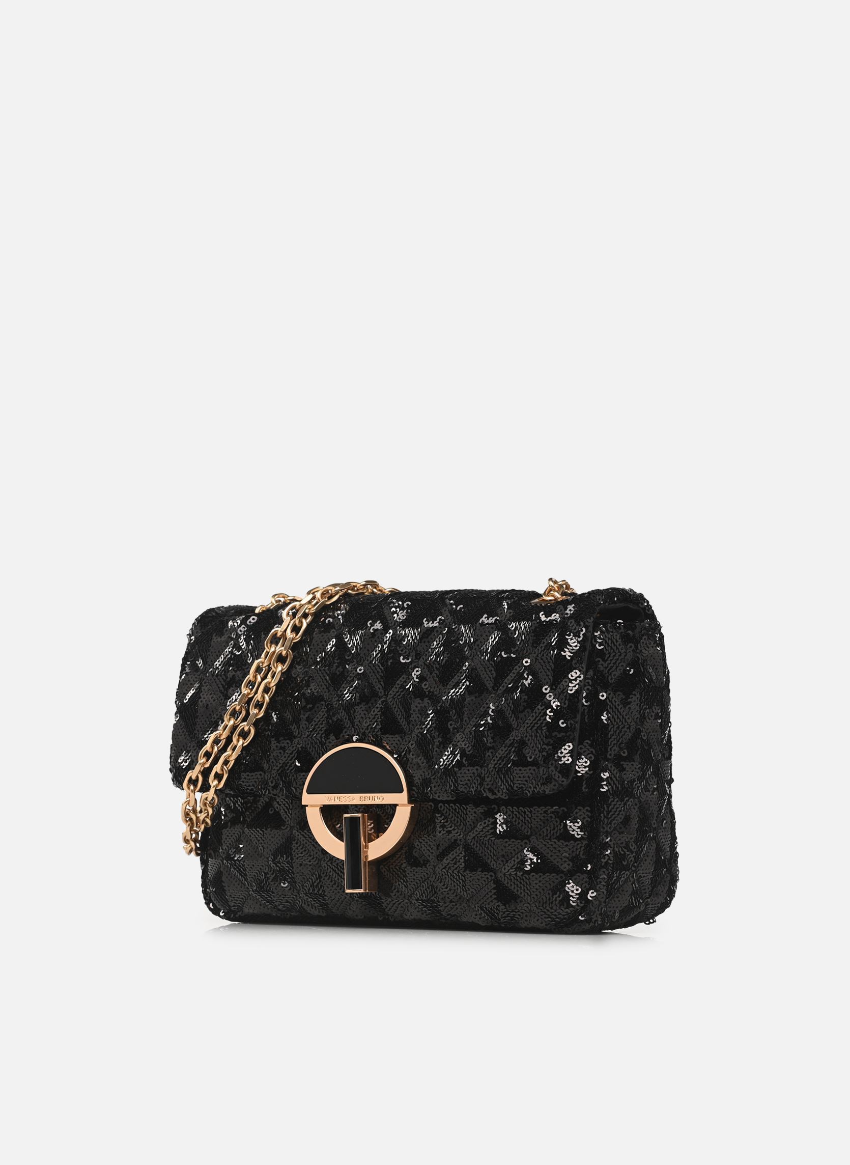 Sacs bandoulière Moon Moyen En Tissu Sequins femme noir Vanessa Bruno Sacs bandoulière Moon Moyen En Tissu Sequins femme noir NOIR