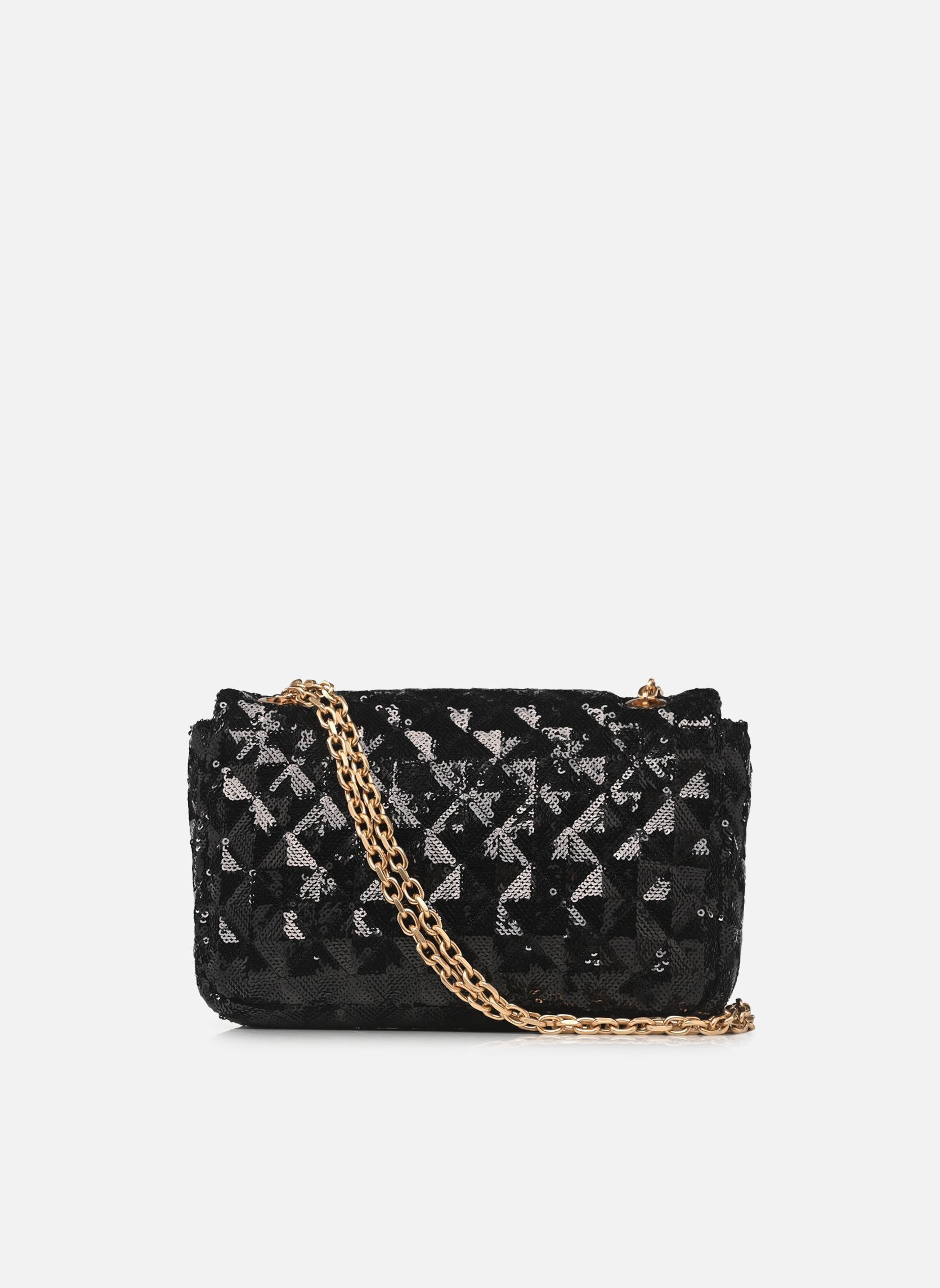 Sacs bandoulière Moon Moyen En Tissu Sequins femme noir Vanessa Bruno Sacs bandoulière Moon Moyen En Tissu Sequins femme noir NOIR