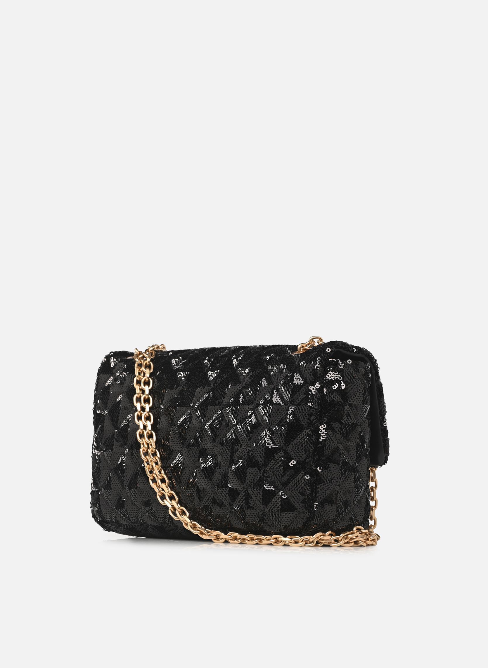 Sacs bandoulière Moon Moyen En Tissu Sequins femme noir Vanessa Bruno Sacs bandoulière Moon Moyen En Tissu Sequins femme noir NOIR