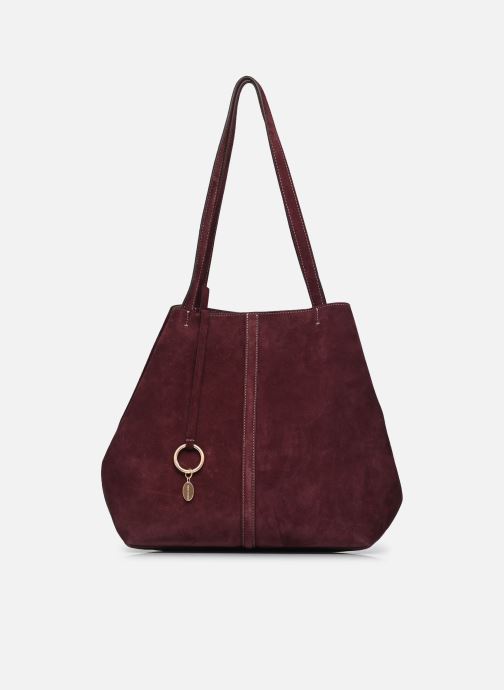 Vanessa Bruno Cabas Tote Bag Gm Porte Epaule En Suede femme violet