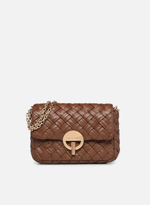 Vanessa Bruno Sacs bandoulière Moon Moyen En Cuir D'Agneau Tresse Damie femme marron