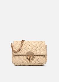 Schoudertassen Moon Moyen En Cuir D'Agneau Tresse Damie dames zwart