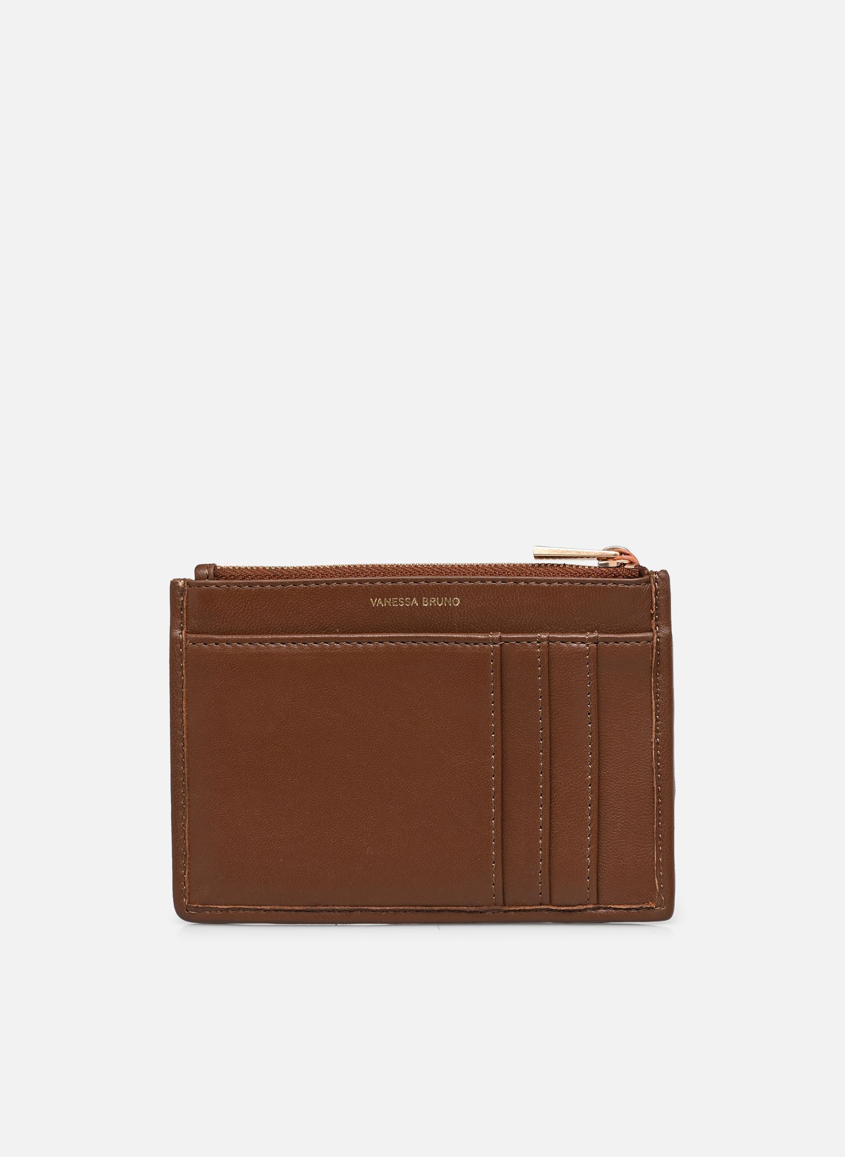 Geldbeutel Porte Monnaie Zippe En Cuir D'Agneau Tre damen braun Vanessa Bruno Geldbeutel Porte Monnaie Zippe En Cuir D'Agneau Tre damen braun COGNAC