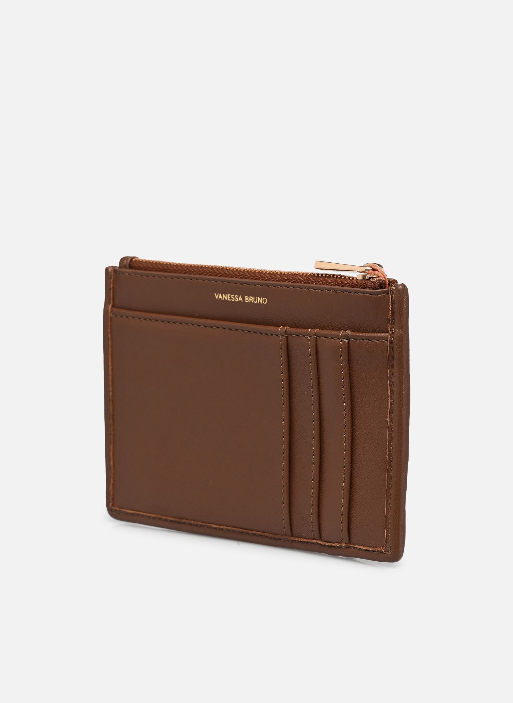 Geldbeutel Porte Monnaie Zippe En Cuir D'Agneau Tre damen braun Vanessa Bruno Geldbeutel Porte Monnaie Zippe En Cuir D'Agneau Tre damen braun COGNAC