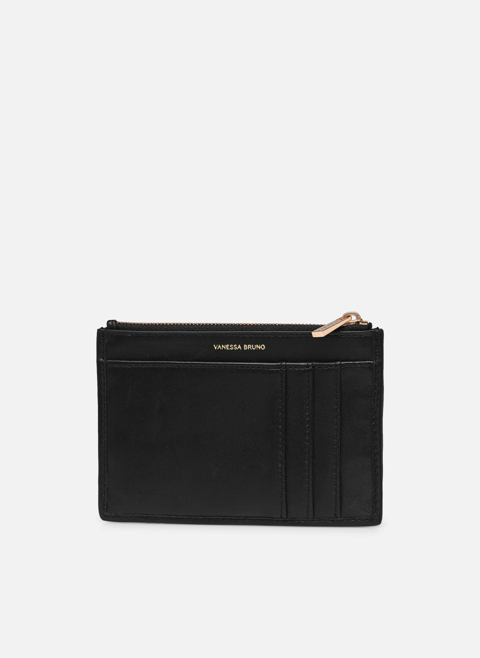 Geldbeutel Porte Monnaie Zippe En Cuir D'Agneau Tre damen schwarz Vanessa Bruno Geldbeutel Porte Monnaie Zippe En Cuir D'Agneau Tre damen schwarz NOIR