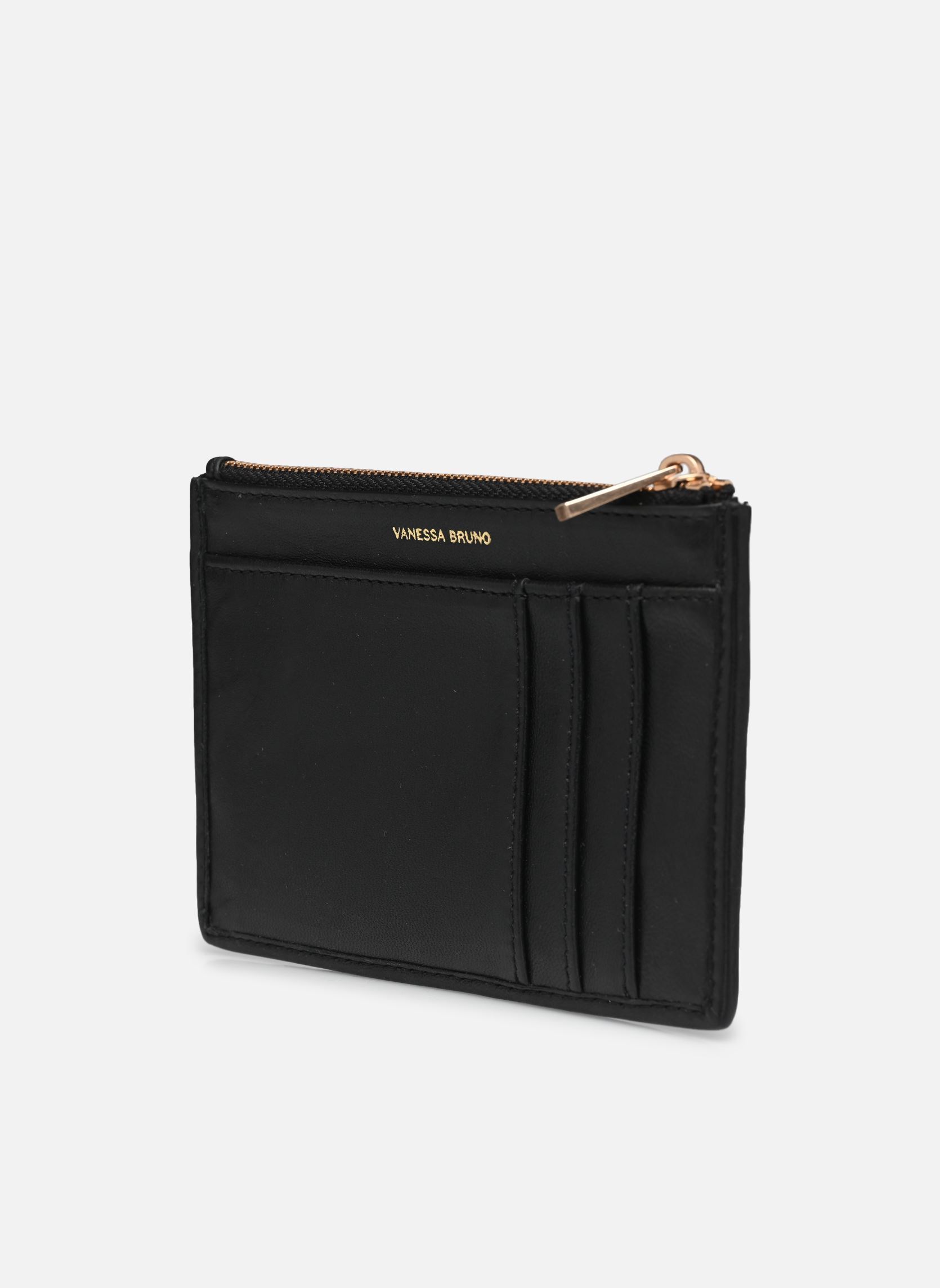 Geldbeutel Porte Monnaie Zippe En Cuir D'Agneau Tre damen schwarz Vanessa Bruno Geldbeutel Porte Monnaie Zippe En Cuir D'Agneau Tre damen schwarz NOIR