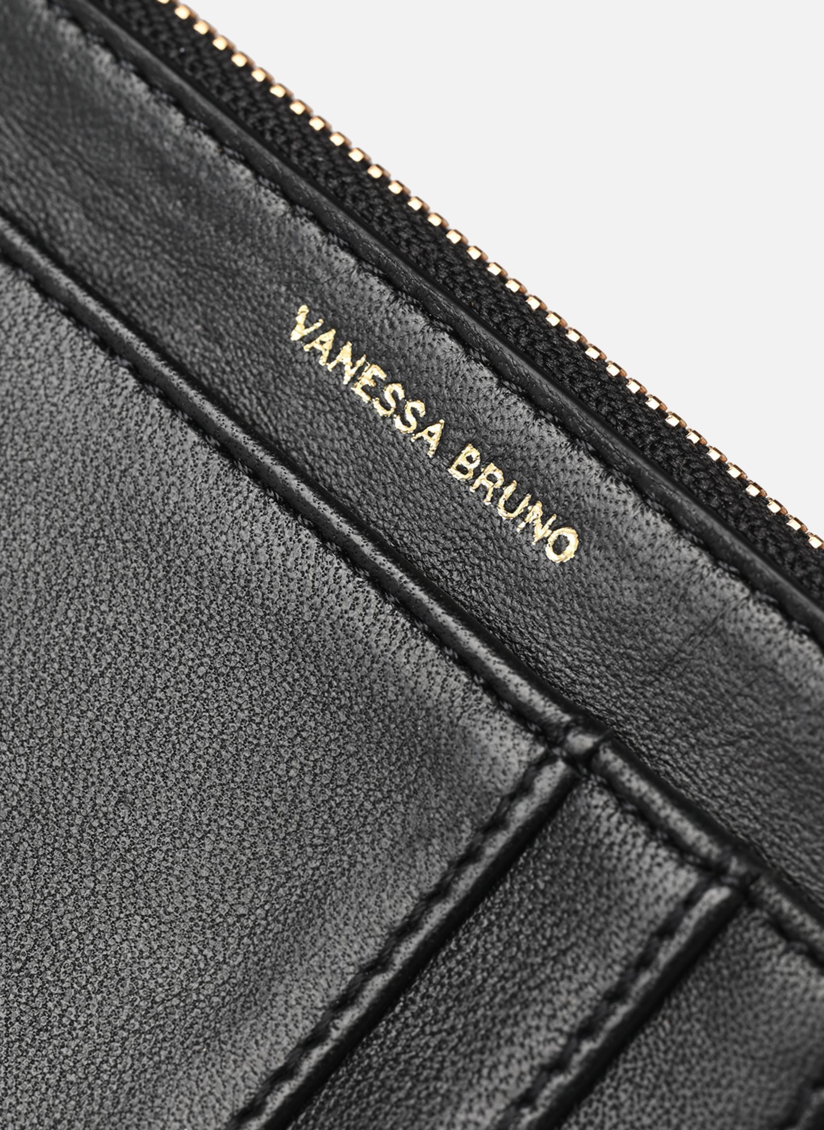 Geldbeutel Porte Monnaie Zippe En Cuir D'Agneau Tre damen schwarz Vanessa Bruno Geldbeutel Porte Monnaie Zippe En Cuir D'Agneau Tre damen schwarz NOIR