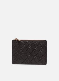 Geldbeutel Porte Monnaie Zippe En Cuir D'Agneau Tre damen schwarz