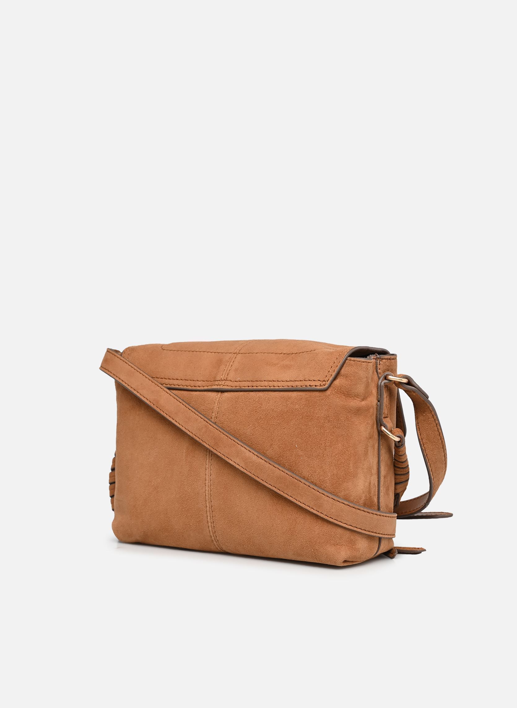 Pochettes Clutch Othilia En Chevre Velours femme marron Vanessa Bruno Pochettes Clutch Othilia En Chevre Velours femme marron marron