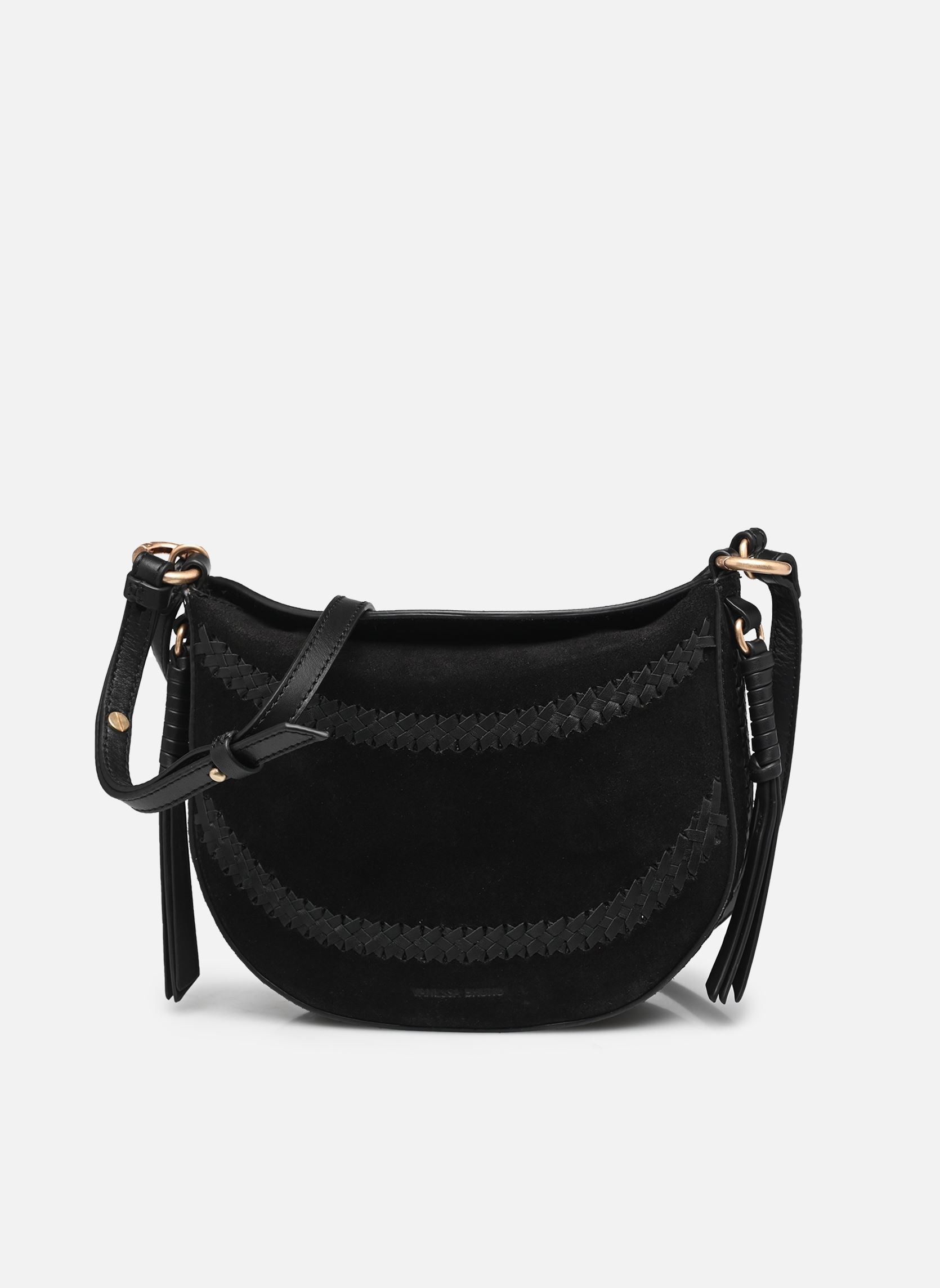 Borse a tracolla Mini Daily Bag En Suede Et Details Cuir donna nero Vanessa Bruno Borse a tracolla Mini Daily Bag En Suede Et Details Cuir donna nero NOIR