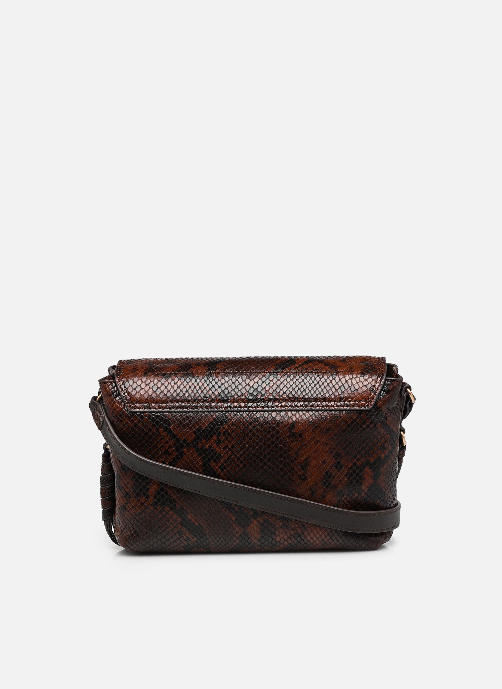 Pochettes Clutch Othilia En Cuir Veau Imprime Pyth femme marron Vanessa Bruno Pochettes Clutch Othilia En Cuir Veau Imprime Pyth femme marron FAUVE