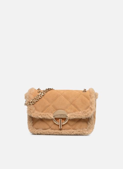 Vanessa Bruno Sacs bandoulière Moon Moyen En Suede Et Fausse Fourrure femme marron