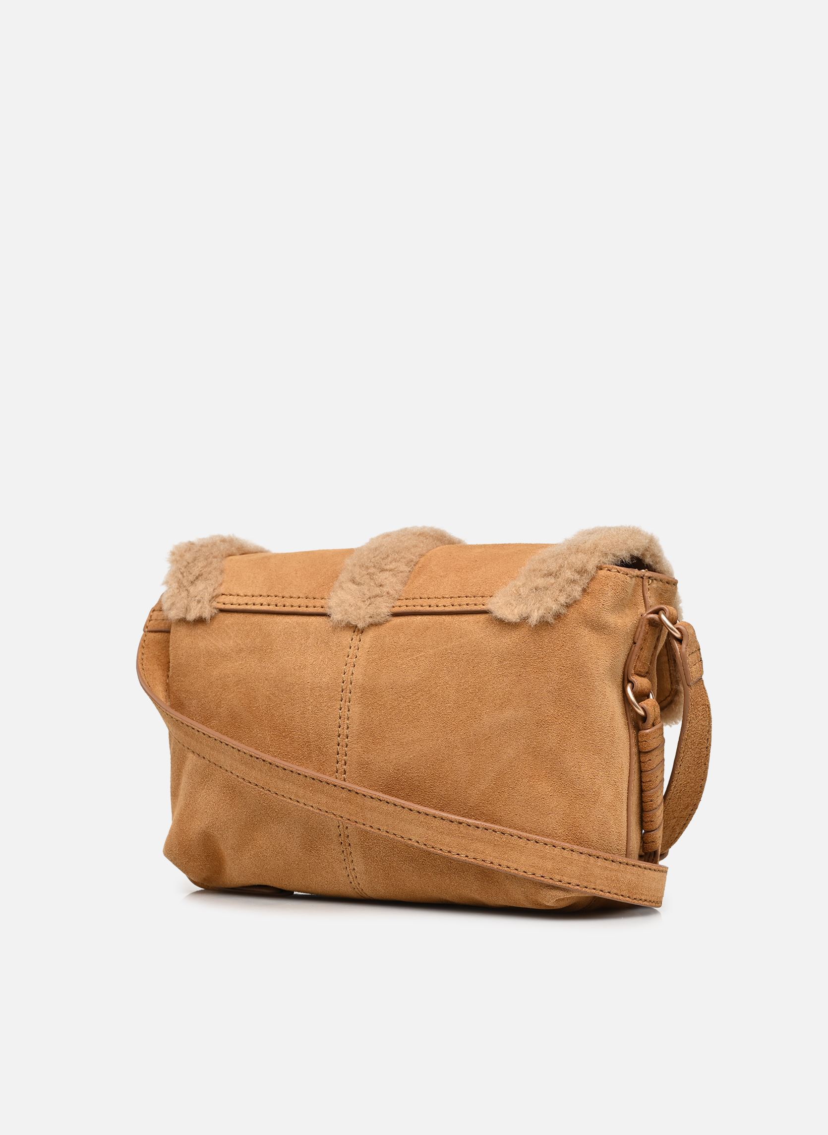 Pochettes Clutch Othilia Cuir En Suede Et Fausse F femme marron Vanessa Bruno Pochettes Clutch Othilia Cuir En Suede Et Fausse F femme marron CARAMEL