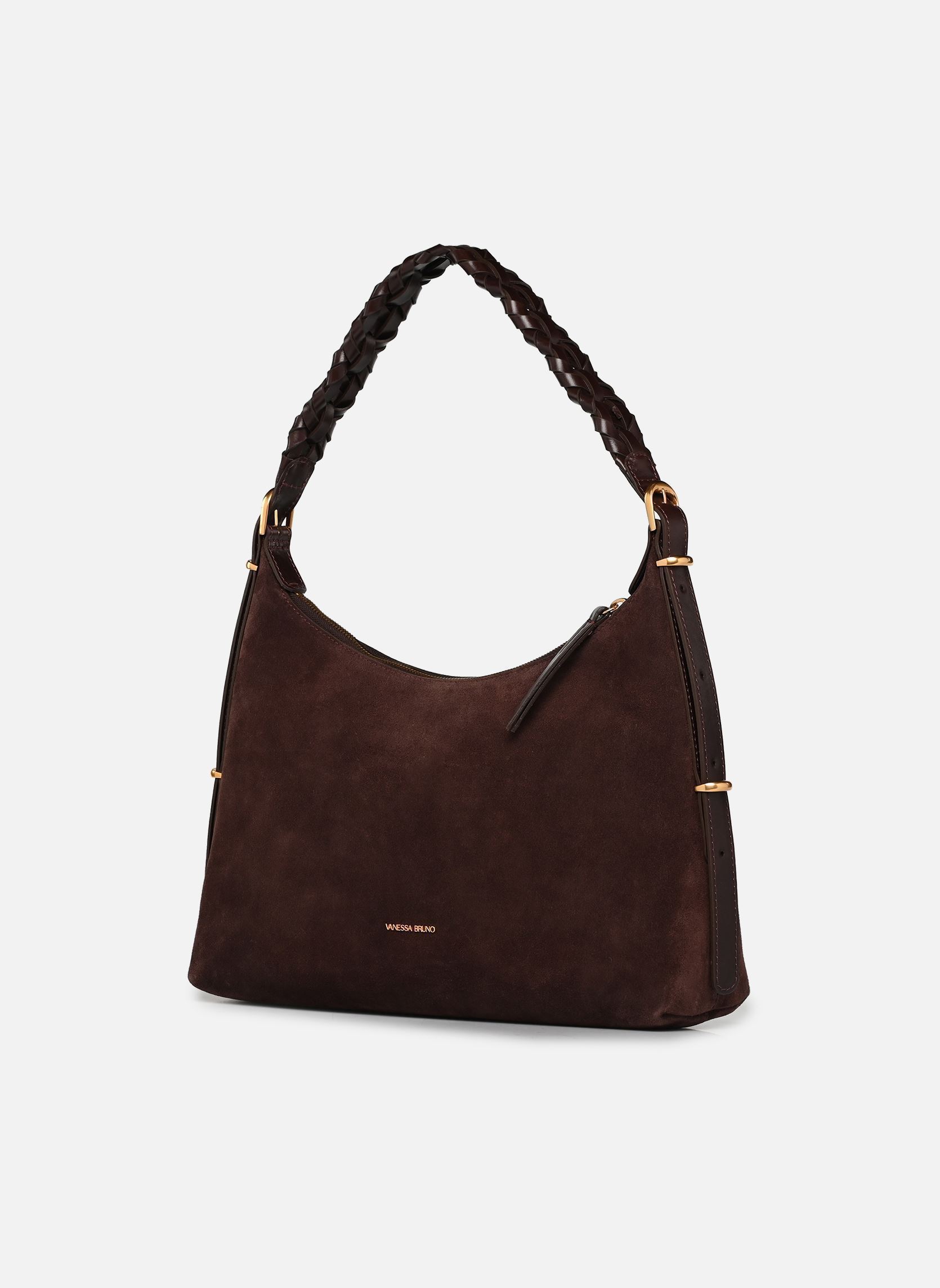 Sacs Jess Pm Zip Porte Epaule Zippe En Suede femme marron Vanessa Bruno Sacs Jess Pm Zip Porte Epaule Zippe En Suede femme marron CHOCOLAT