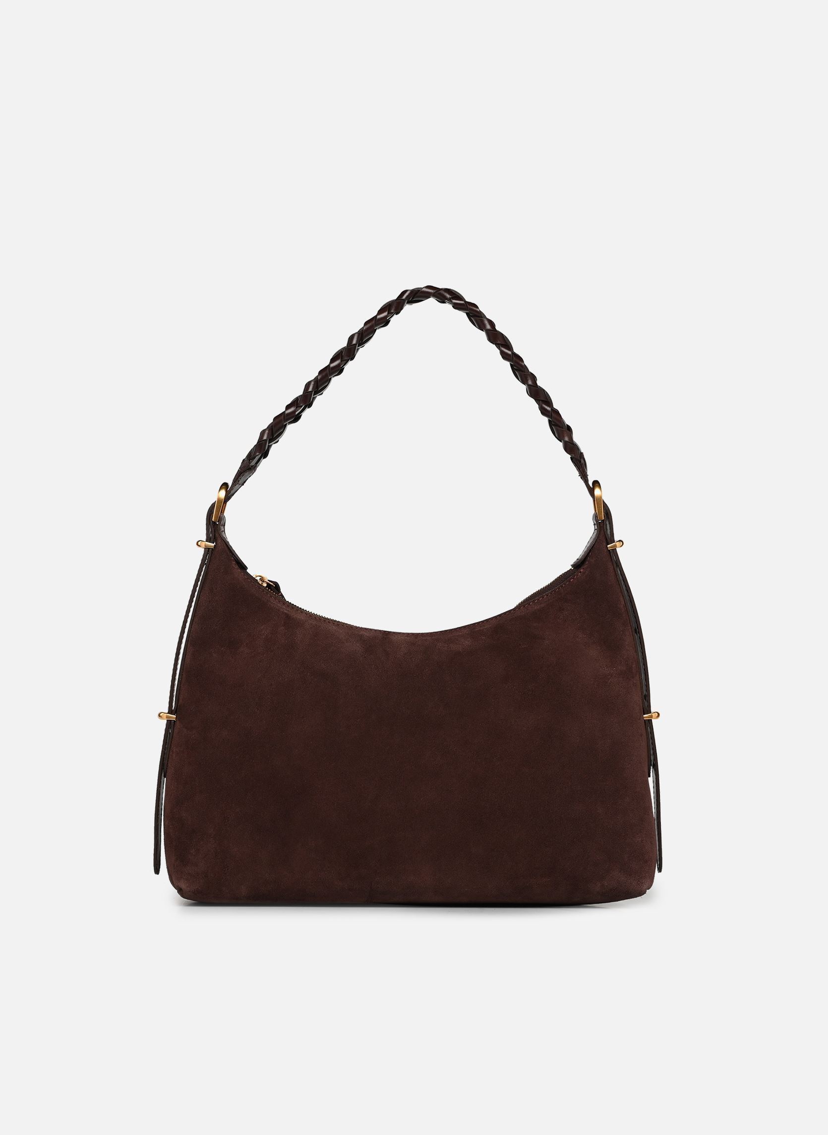 Sacs Jess Pm Zip Porte Epaule Zippe En Suede femme marron Vanessa Bruno Sacs Jess Pm Zip Porte Epaule Zippe En Suede femme marron CHOCOLAT