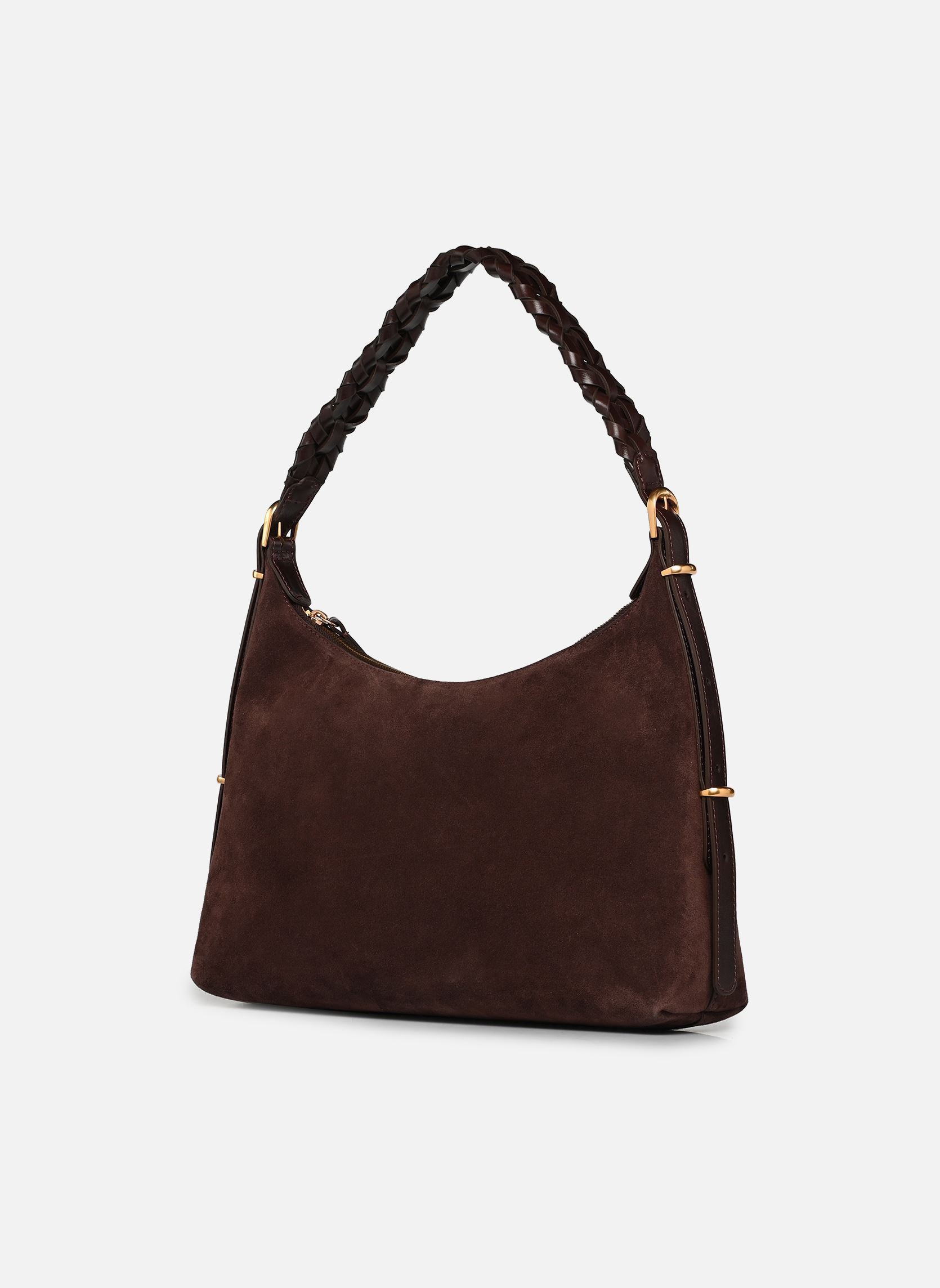 Sacs Jess Pm Zip Porte Epaule Zippe En Suede femme marron Vanessa Bruno Sacs Jess Pm Zip Porte Epaule Zippe En Suede femme marron CHOCOLAT