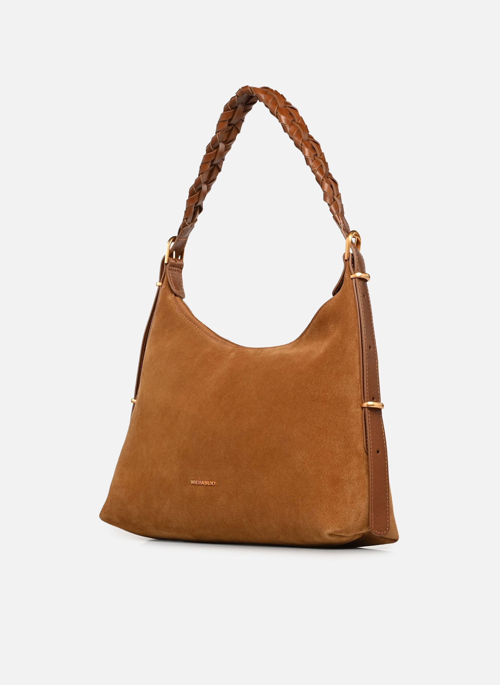Umhängetaschen Jess Pm Zip Porte Epaule Zippe En Suede damen braun Vanessa Bruno Umhängetaschen Jess Pm Zip Porte Epaule Zippe En Suede damen braun NOISETTE