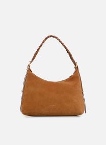 Umhängetaschen Jess Pm Zip Porte Epaule Zippe En Suede damen braun Vanessa Bruno Umhängetaschen Jess Pm Zip Porte Epaule Zippe En Suede damen braun NOISETTE