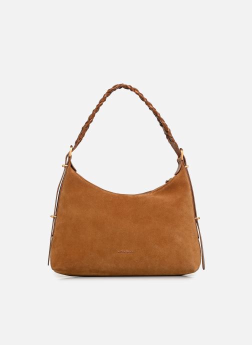 Vanessa Bruno Schoudertassen Jess Pm Zip Porte Epaule Zippe En Suede dames bruin