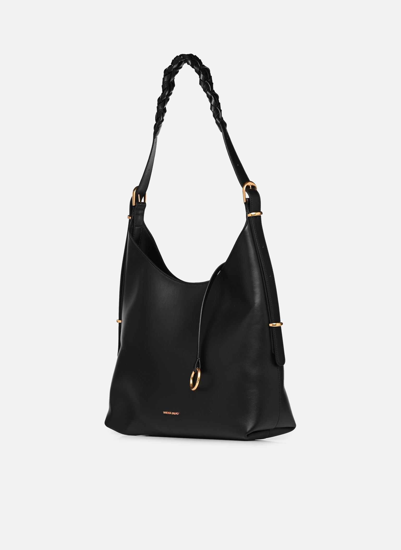 Schoudertassen Jess Hobo Nappa Avec Anse Tressee En Cui dames zwart Vanessa Bruno Schoudertassen Jess Hobo Nappa Avec Anse Tressee En Cui dames zwart Noir