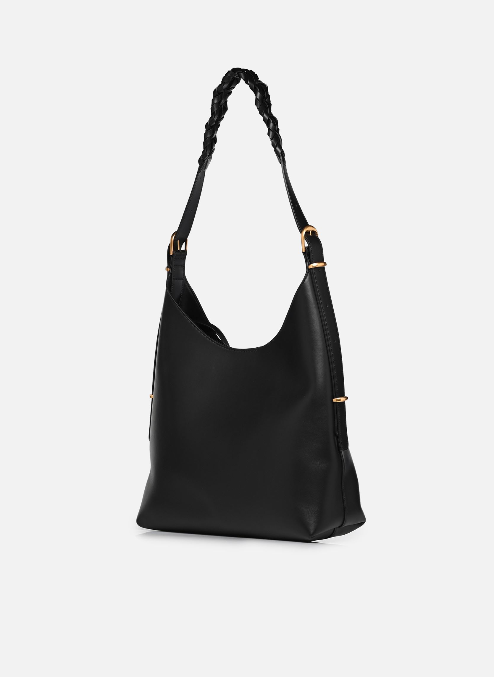 Schoudertassen Jess Hobo Nappa Avec Anse Tressee En Cui dames zwart Vanessa Bruno Schoudertassen Jess Hobo Nappa Avec Anse Tressee En Cui dames zwart Noir