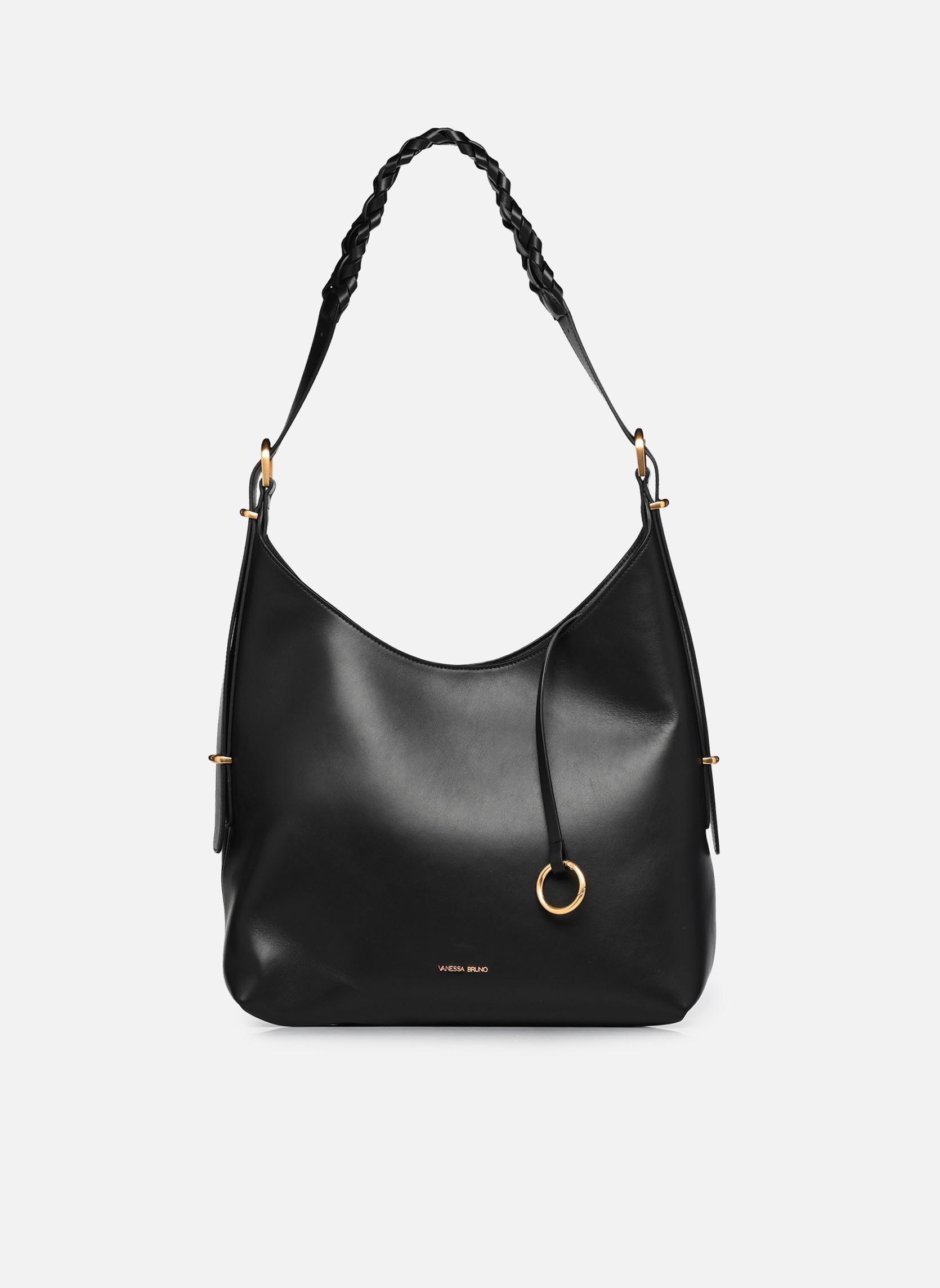 Schoudertassen Jess Hobo Nappa Avec Anse Tressee En Cui dames zwart Vanessa Bruno Schoudertassen Jess Hobo Nappa Avec Anse Tressee En Cui dames zwart Noir