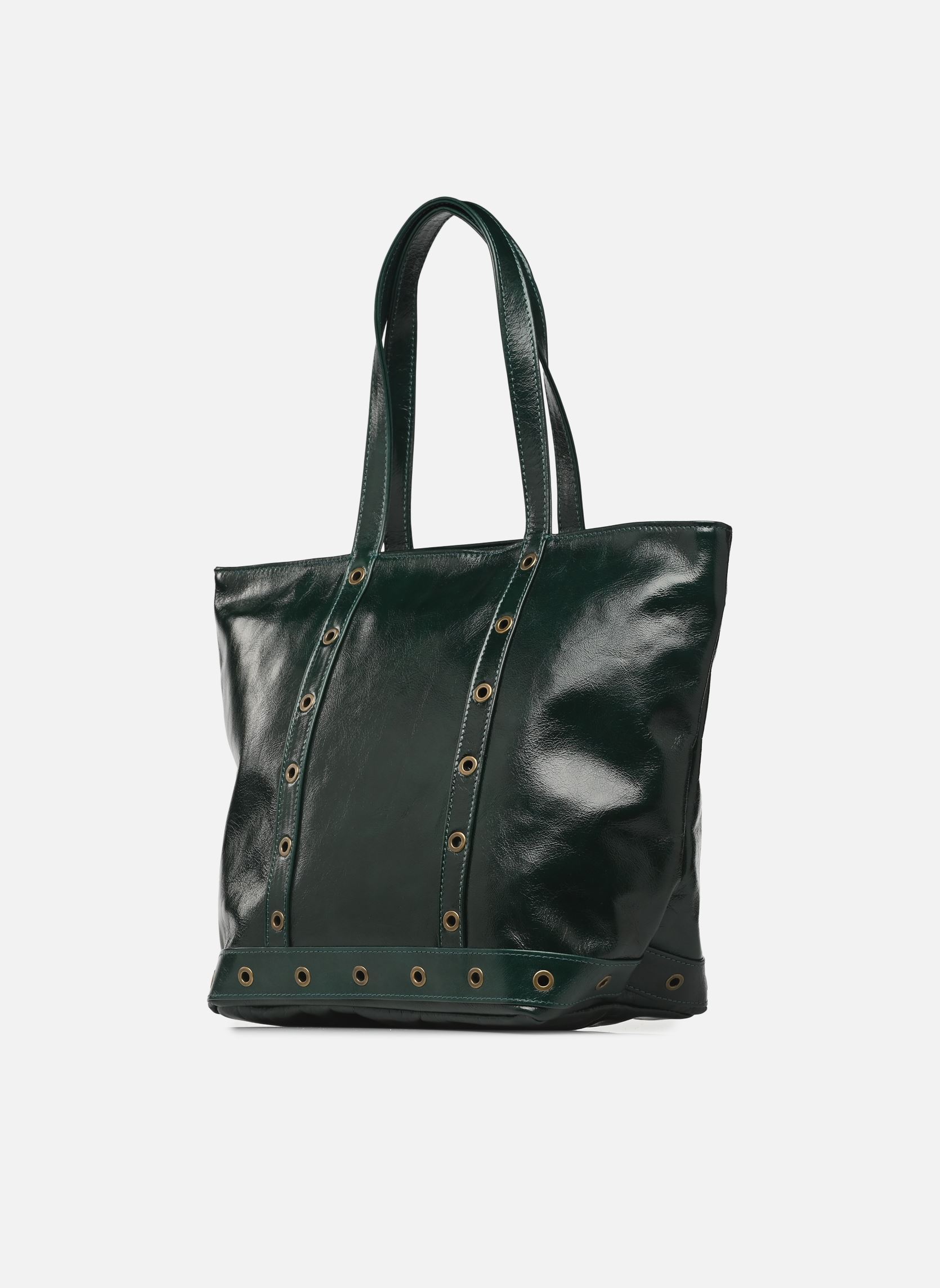 Shopper Cabas M Zippe Porte Epaule Zippe En Cuir damen grün Vanessa Bruno Shopper Cabas M Zippe Porte Epaule Zippe En Cuir damen grün FORET